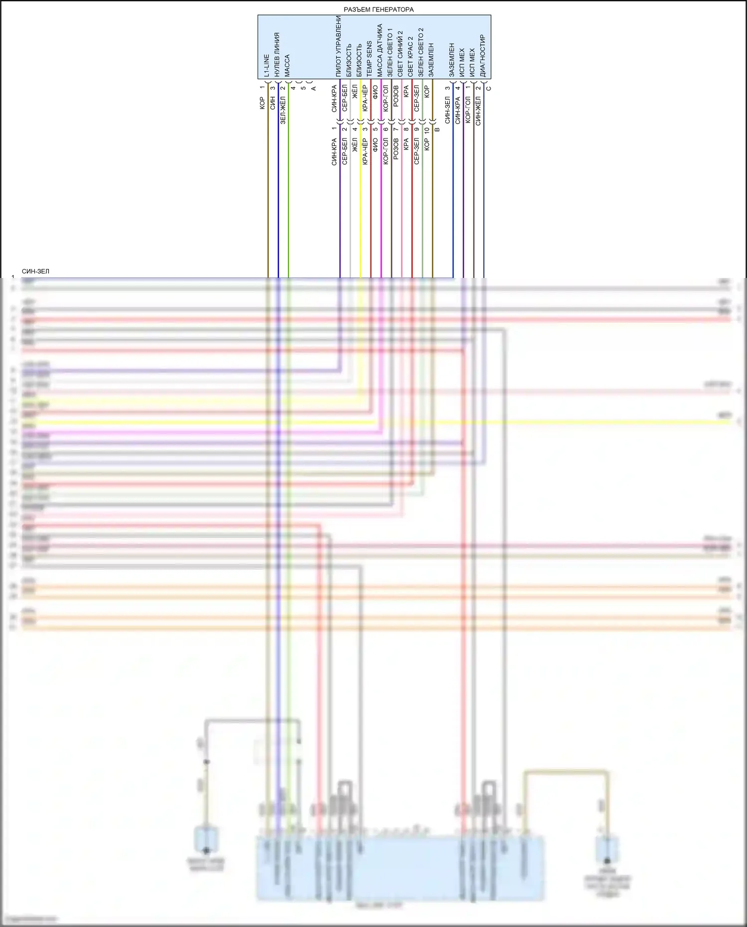 Panamera 4 Porsche 970 рестайлинг (2013-2016): Электросхема двигателя 3.0l гибрид (10 из 11) 