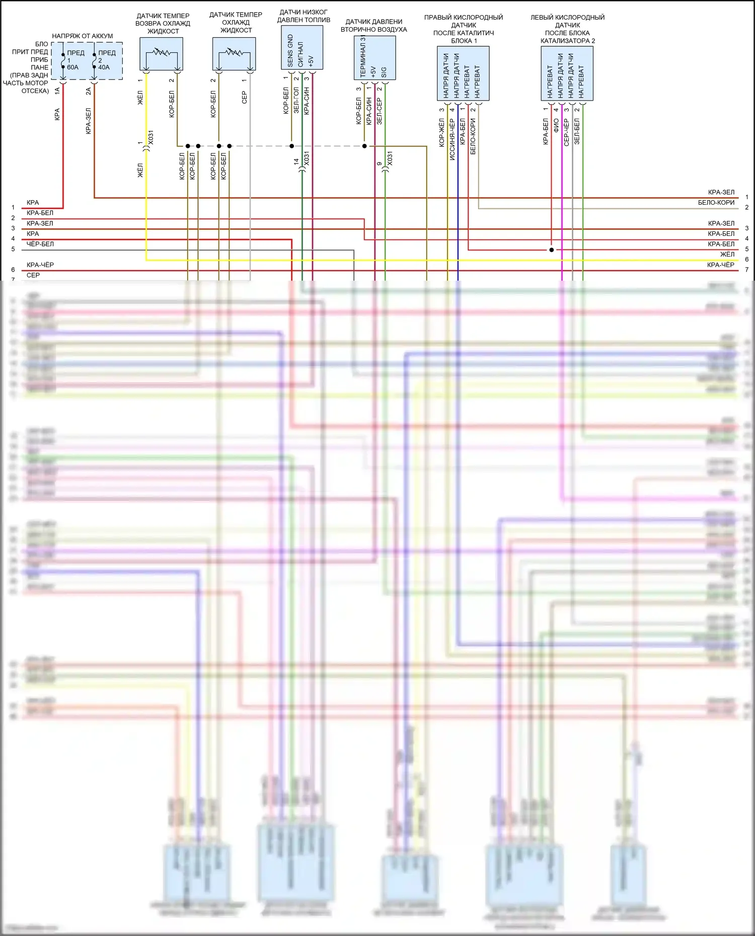 Panamera 4 Porsche 970 рестайлинг (2013-2016): Электросхема двигателя 3.0l гибрид (4 из 11) 