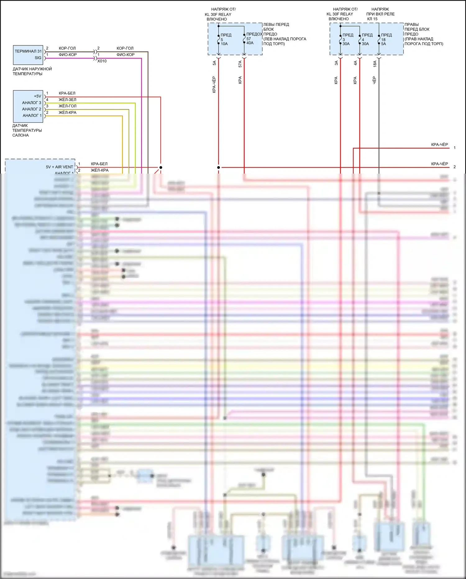 Panamera 4 Porsche 970 рестайлинг (2013-2016): Электросхема климат контроля, гибрид (1 из 4) 