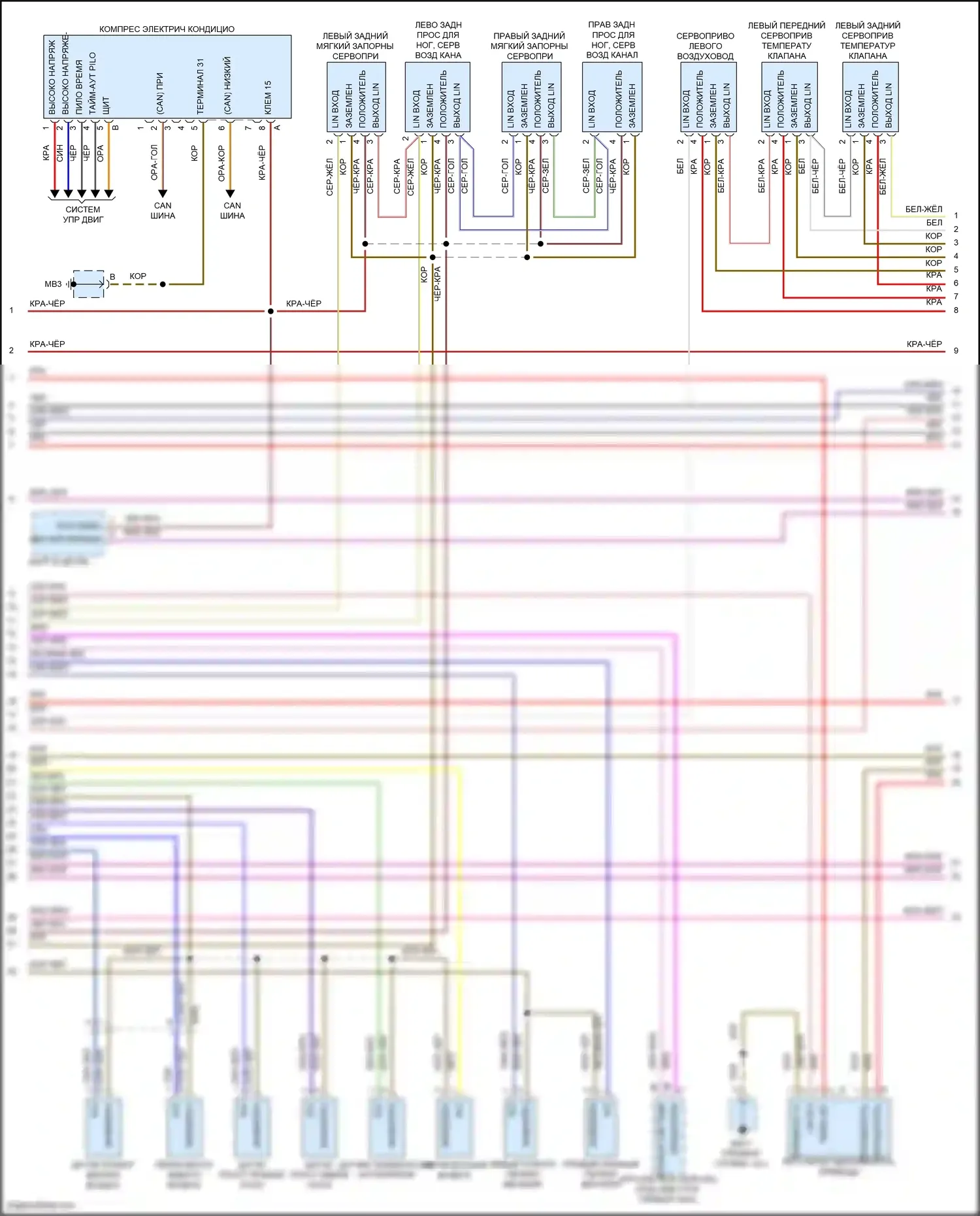 Panamera 4 Porsche 970 рестайлинг (2013-2016): Электросхема климат контроля, гибрид (2 из 4) 