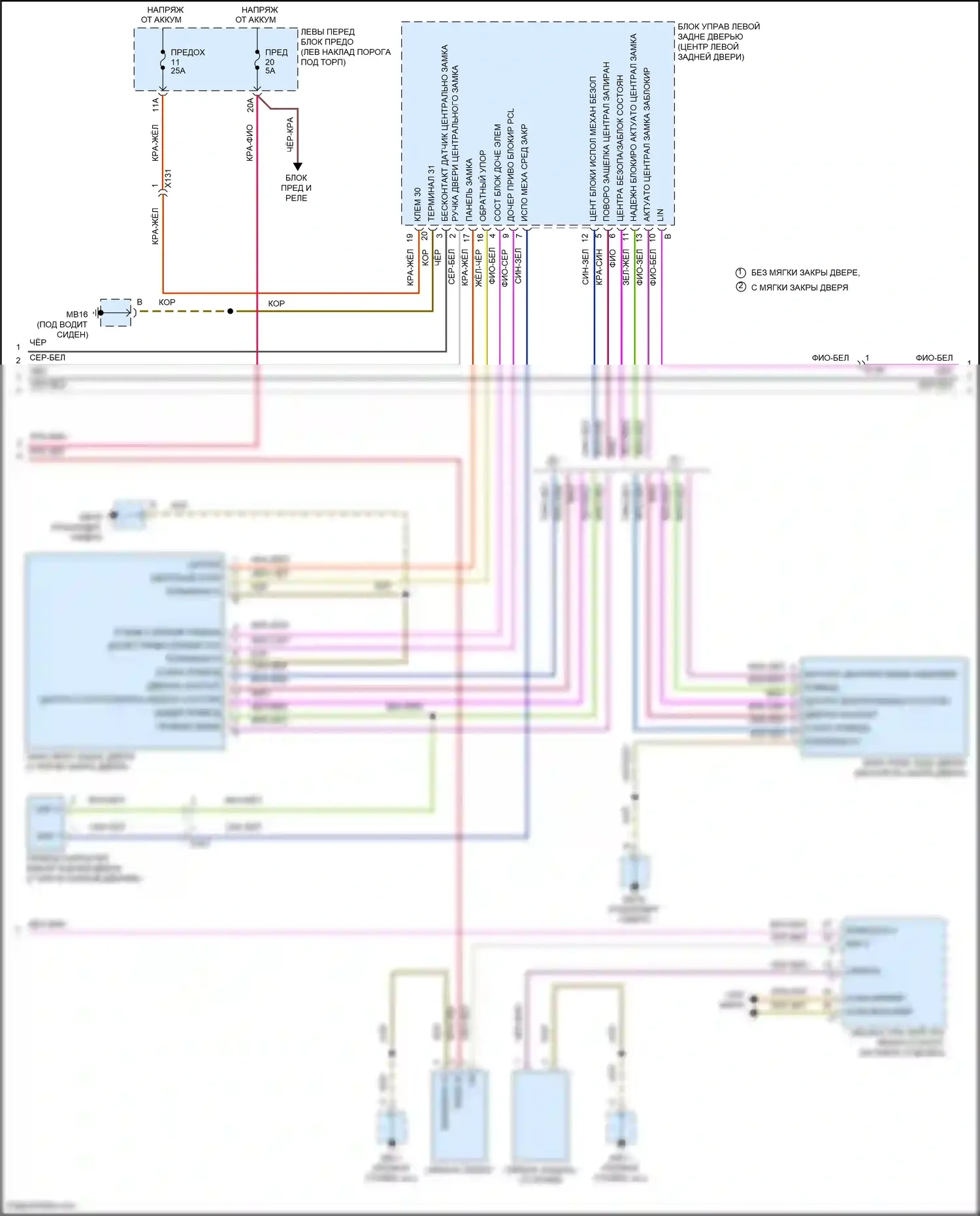 Panamera 4 Porsche 970 рестайлинг (2013-2016): Сигнализации электросхема (3 из 4) 