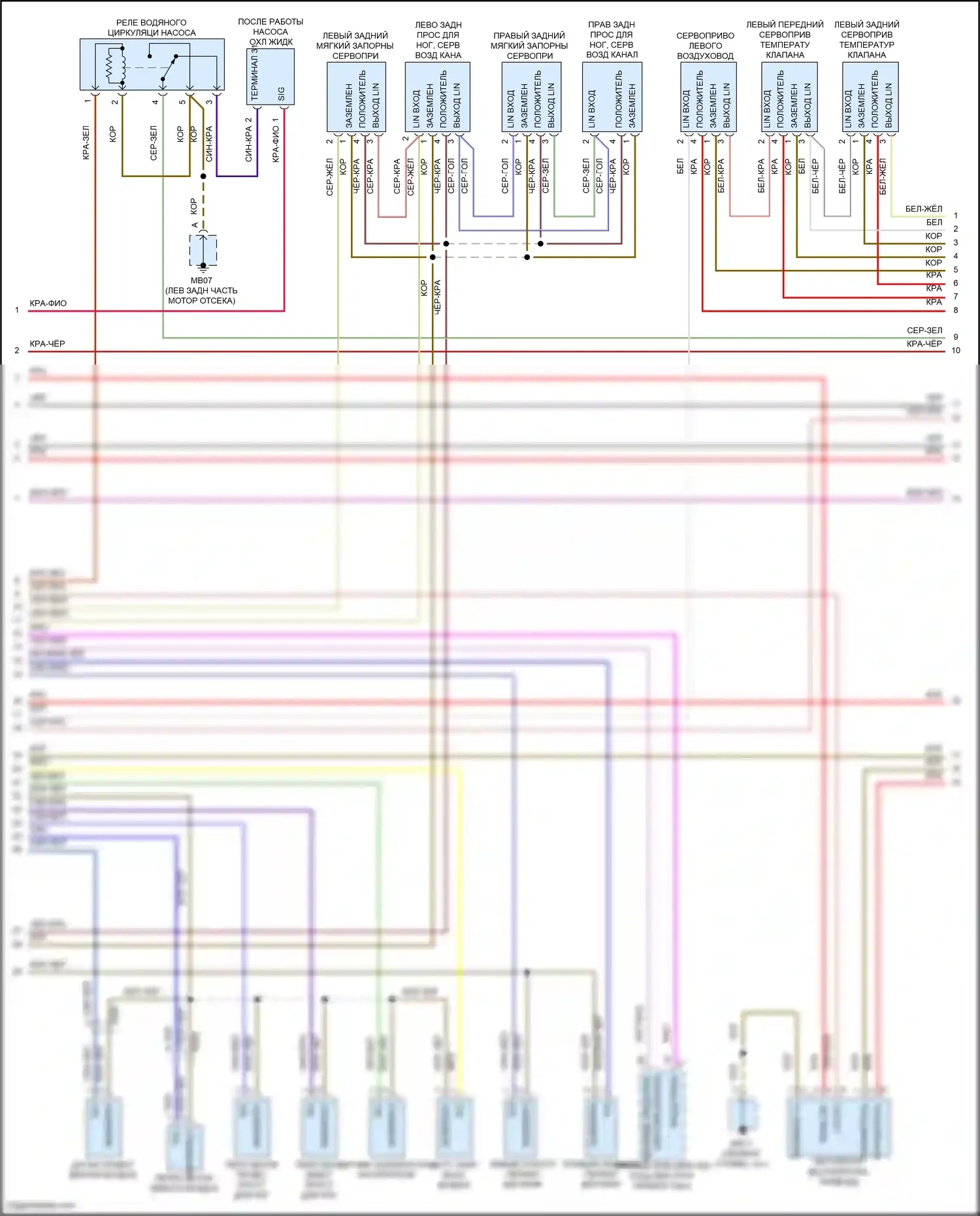 Panamera GTS Porsche 970 рестайлинг (2013-2016): Электросхема климат контроля, кроме гибридного (2 из 4) 