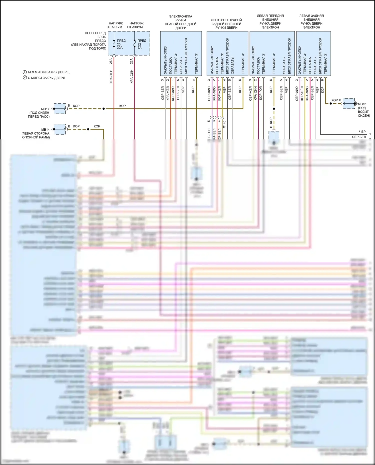 Panamera GTS Porsche 970 рестайлинг (2013-2016): Сигнализации электросхема (1 из 4) 