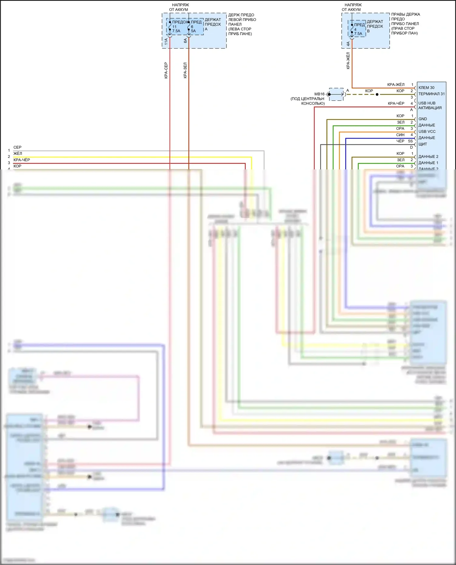Panamera Turbo S Porsche 971 рестайлинг (2020-2023): Электросхема навигации, премиум с bose (5 из 6) 