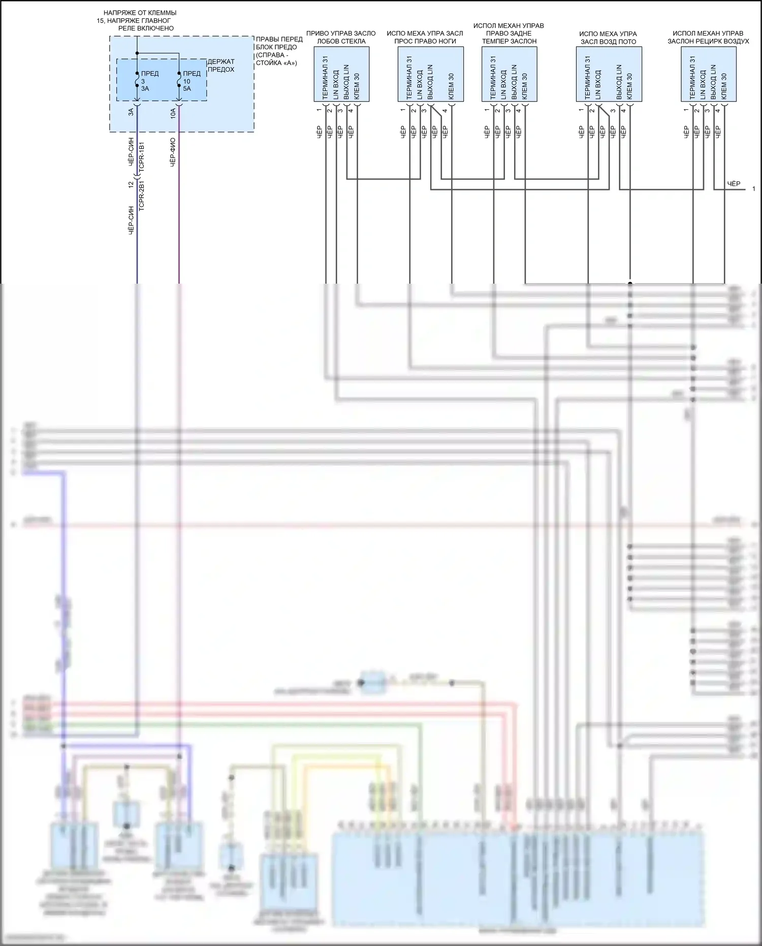 Panamera Turbo S Porsche 971 (2016-2020): Электросхема климат контроля (3 из 8) 