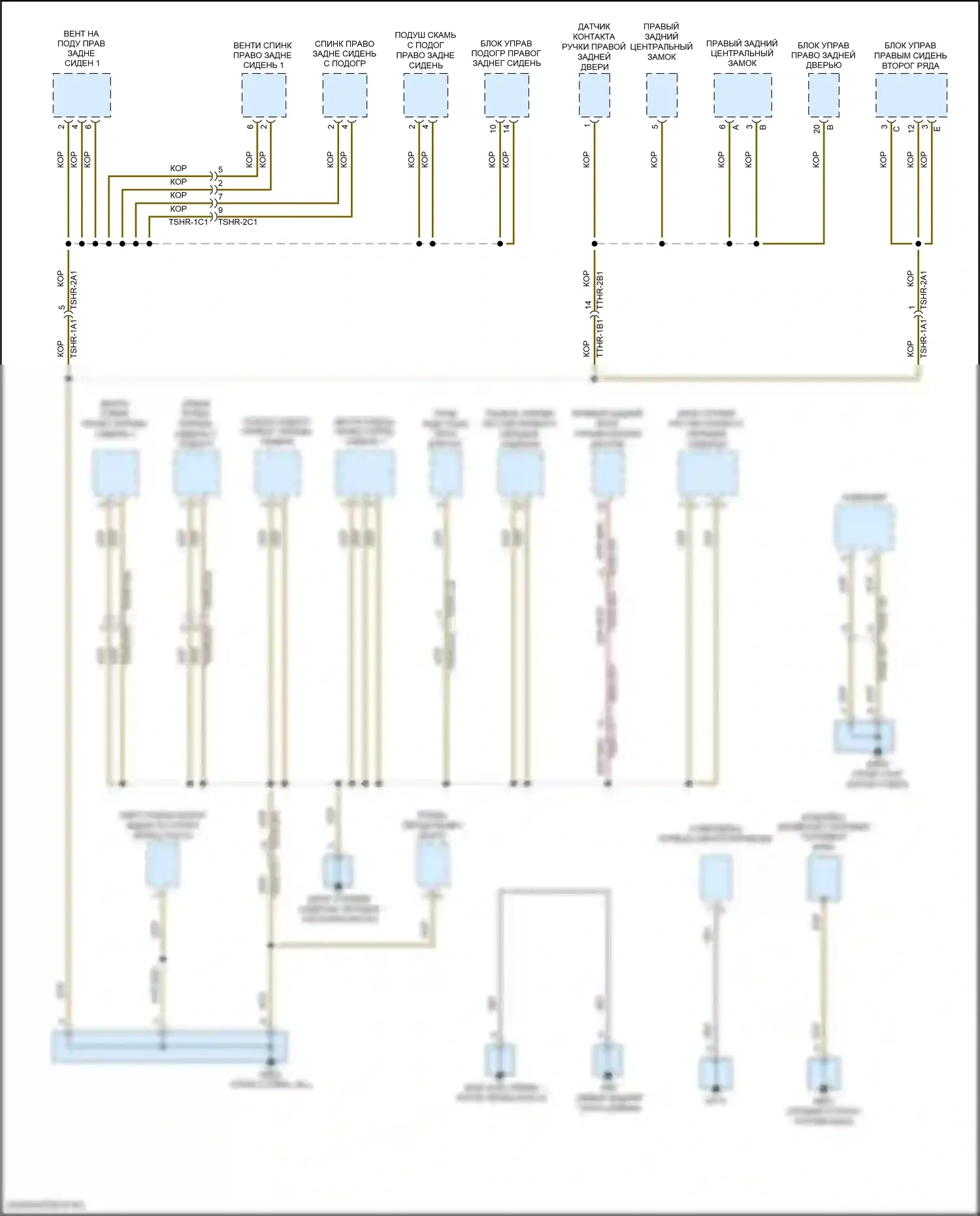 Panamera Turbo S Porsche 971 (2016-2020): Электросхема разводки массы (4 из 6) 