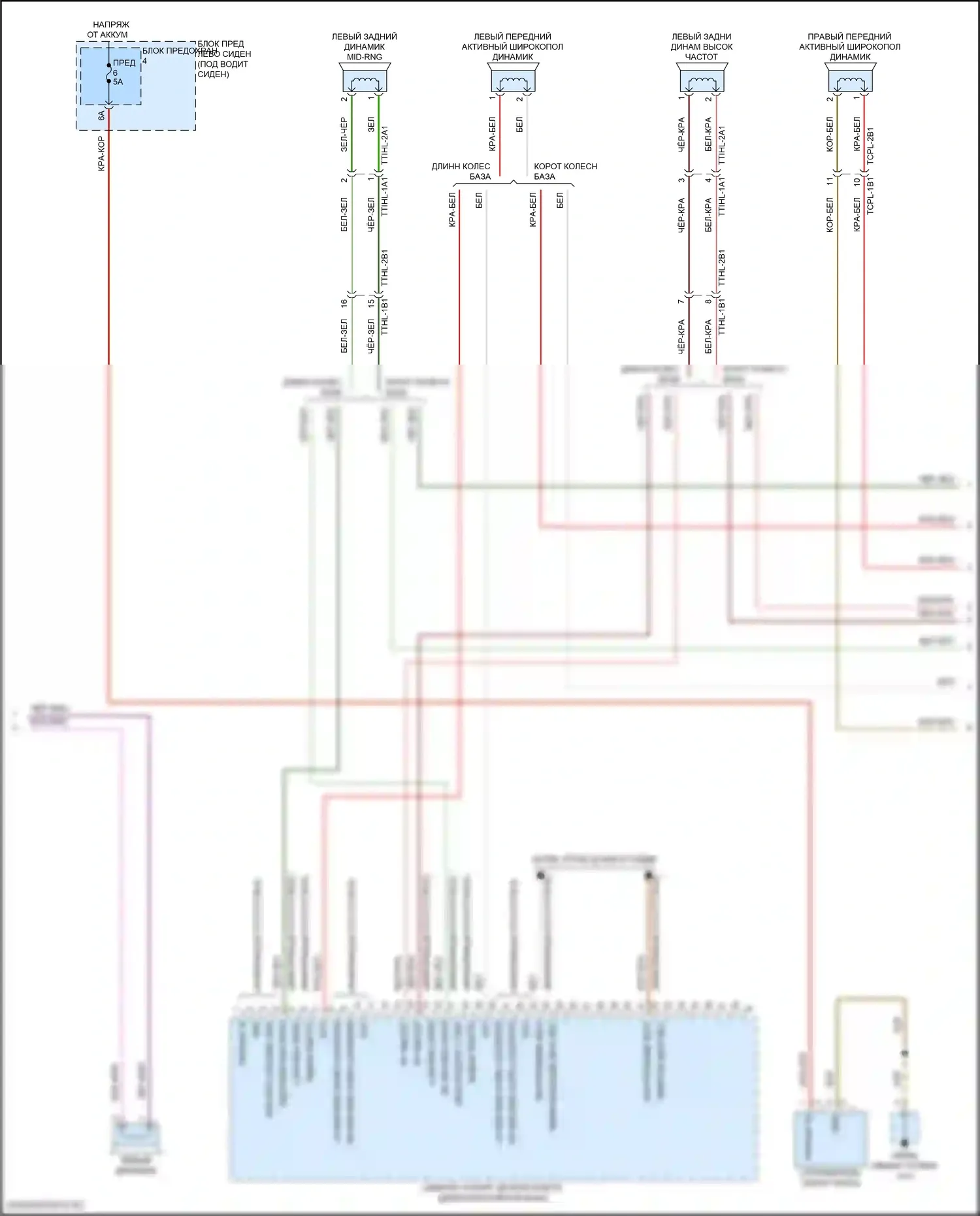 Panamera Porsche 972 (2023-2024): Электросхема магнитолы, с бурметром (3 из 4) 