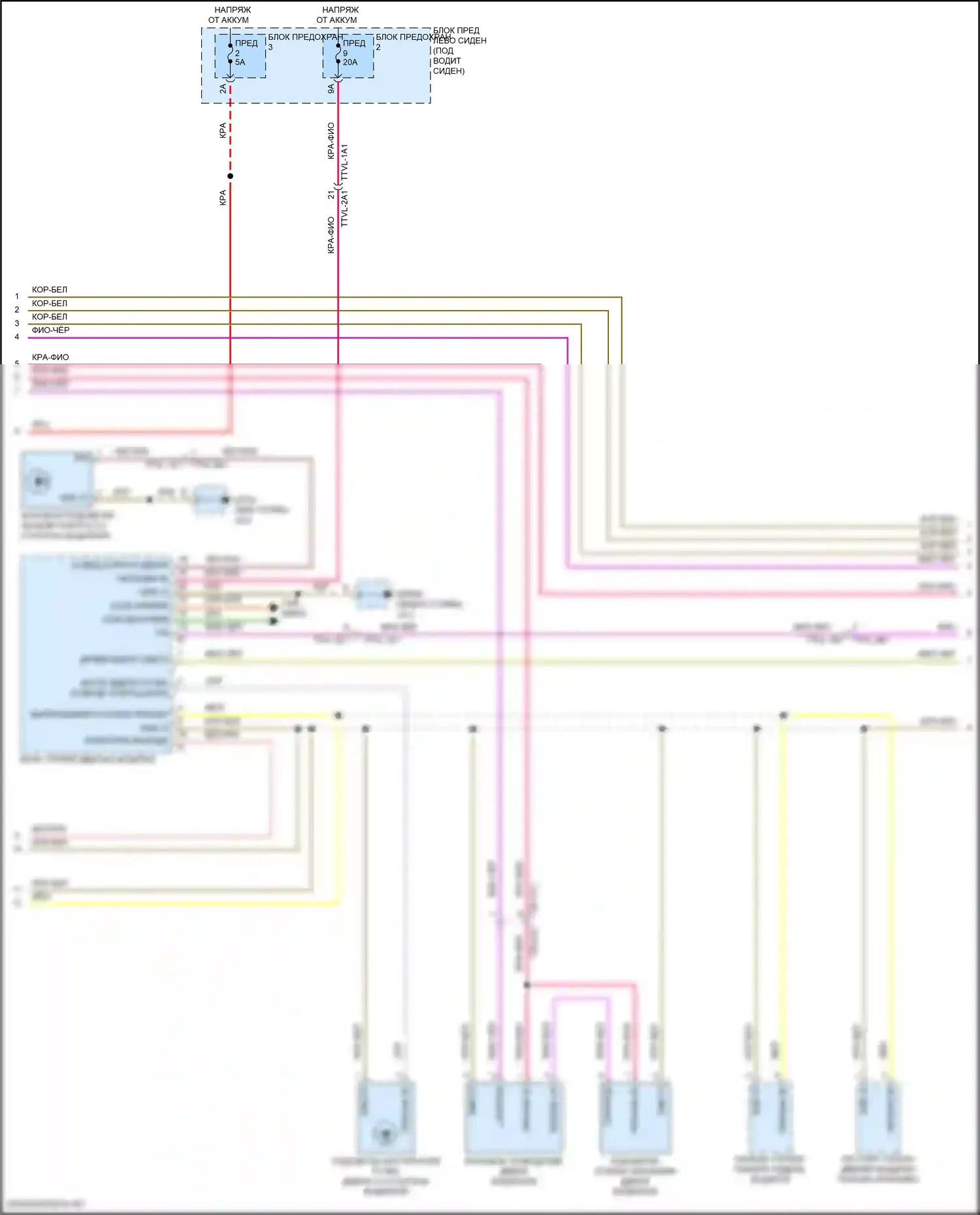 Panamera Porsche 972 (2023-2024): Электросхема освещения салона (5 из 7) 