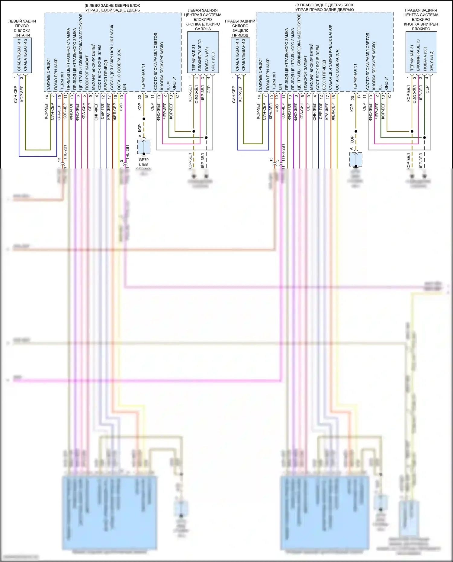 Panamera Porsche 972 (2023-2024): Сигнализации электросхема (3 из 4) 