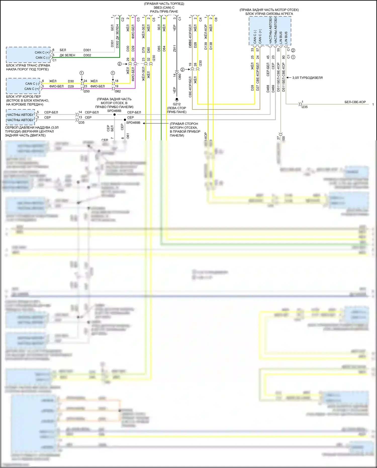 1500 RAM IV (2011-2024): Can шина электросхема (3 из 5) 