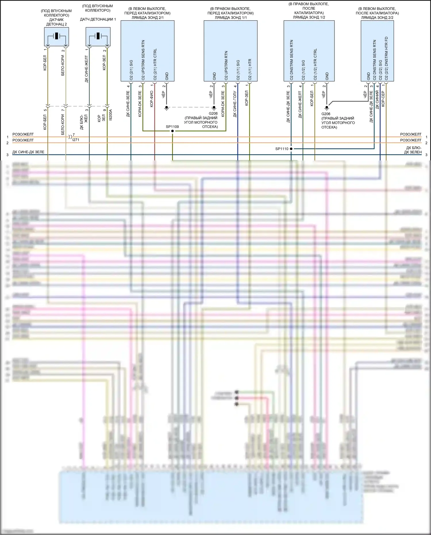 1500 RAM IV (2011-2024): Электросхема двигателя 3.6л (5 из 6) 