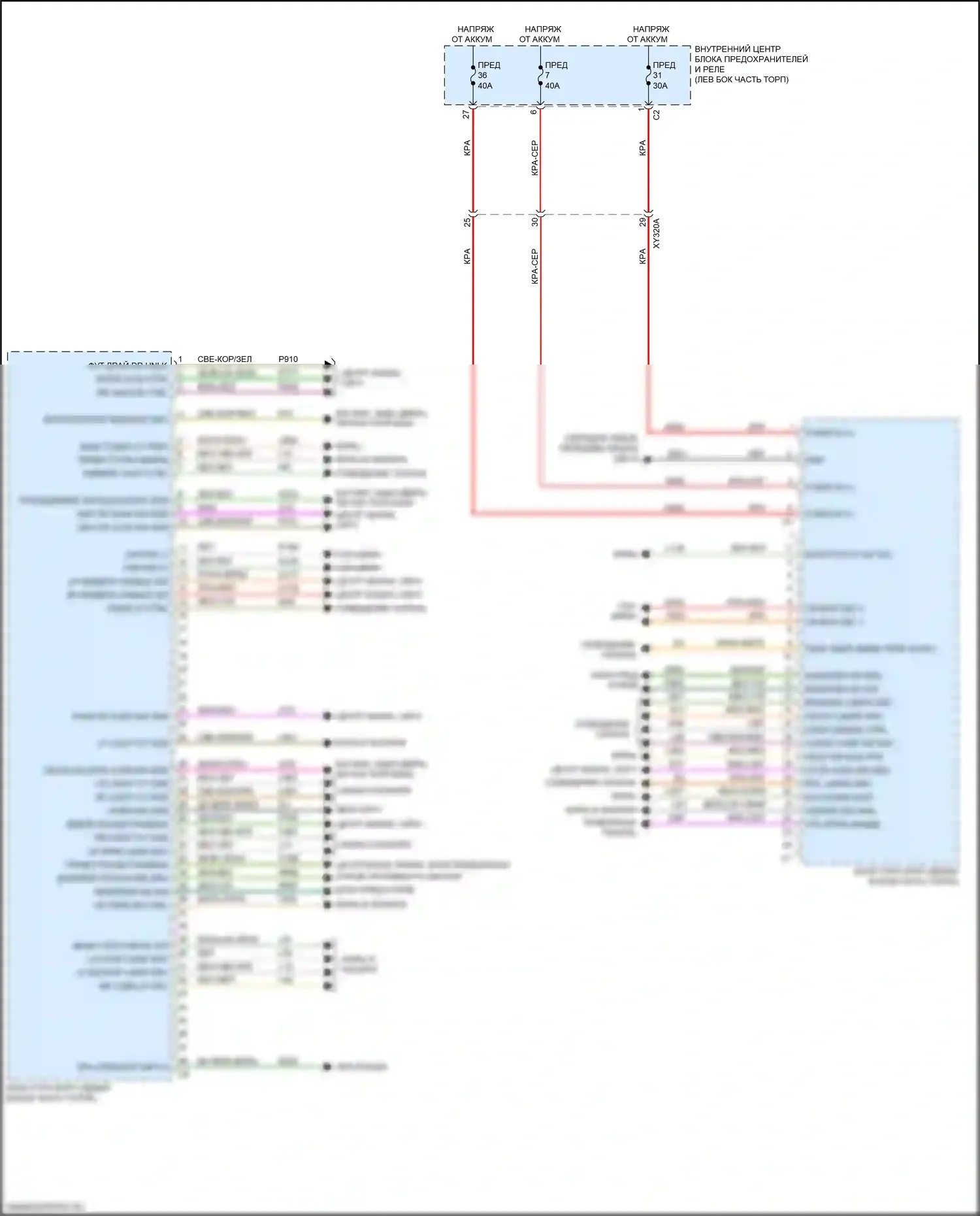 1500 RAM V (2018-2024): Электросхема блоков управления кузовом (2 из 2) 