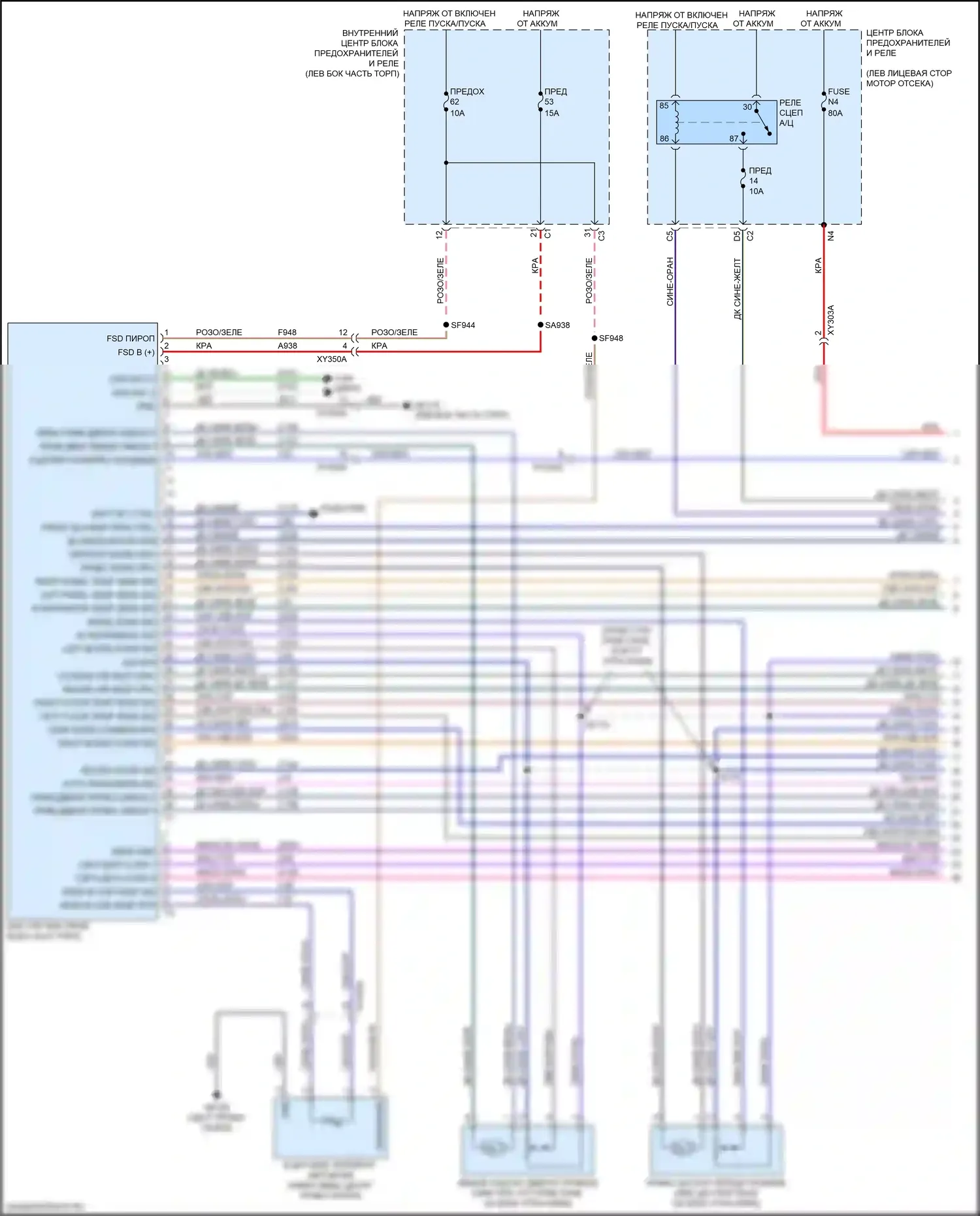 1500 RAM V (2018-2024): Электросхема климат контроля (1 из 4) 