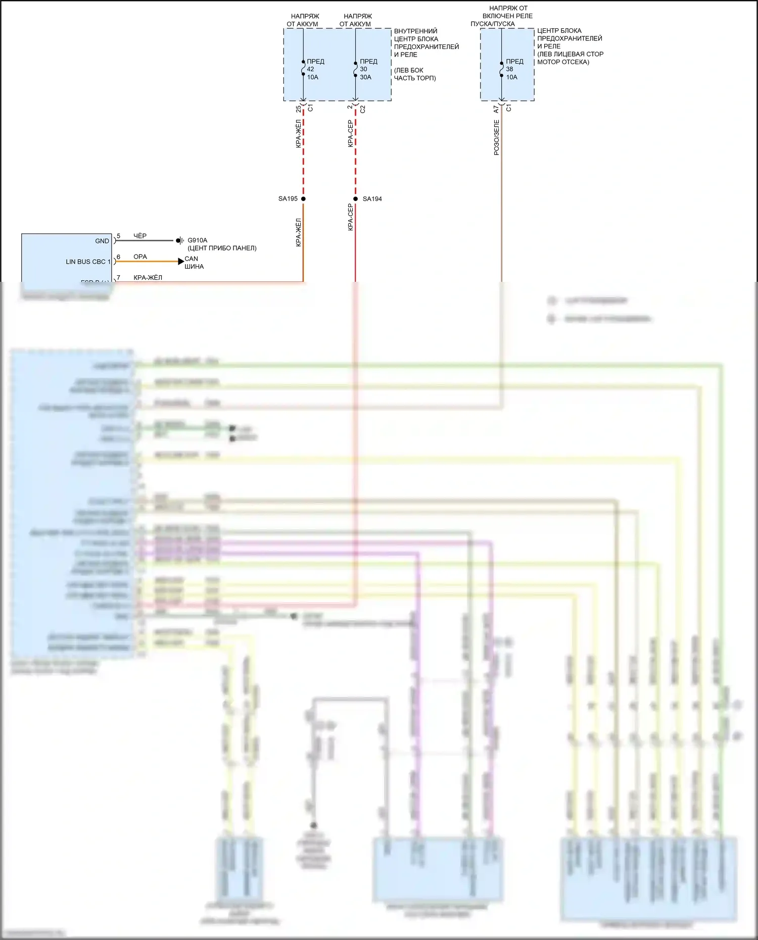 1500 RAM V (2018-2024): Электросхема раздаточной коробки с электронной раздаточной коробкой 