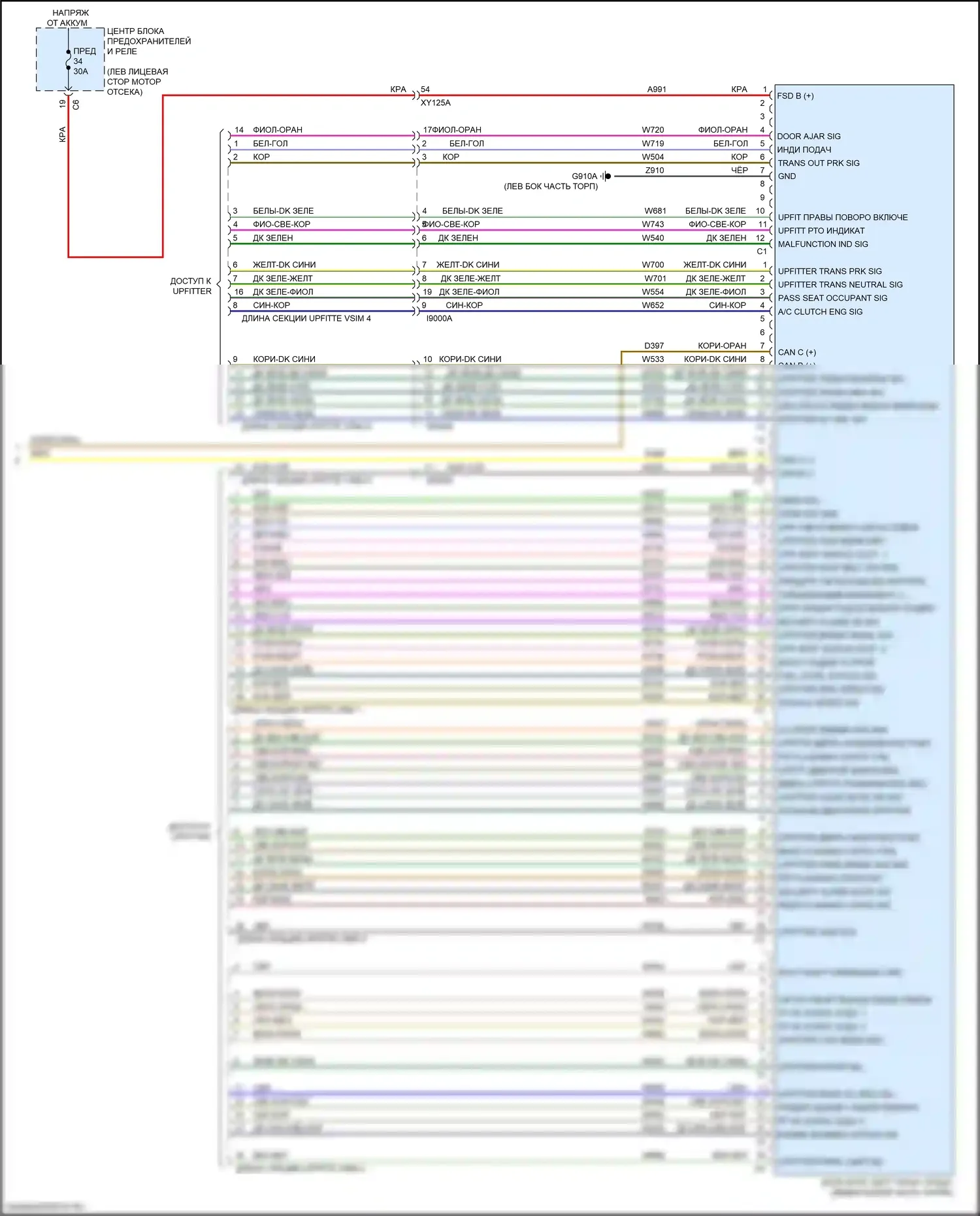 2500 RAM I рестайлинг (2019-2024): Can шина электросхема (7 из 7) 