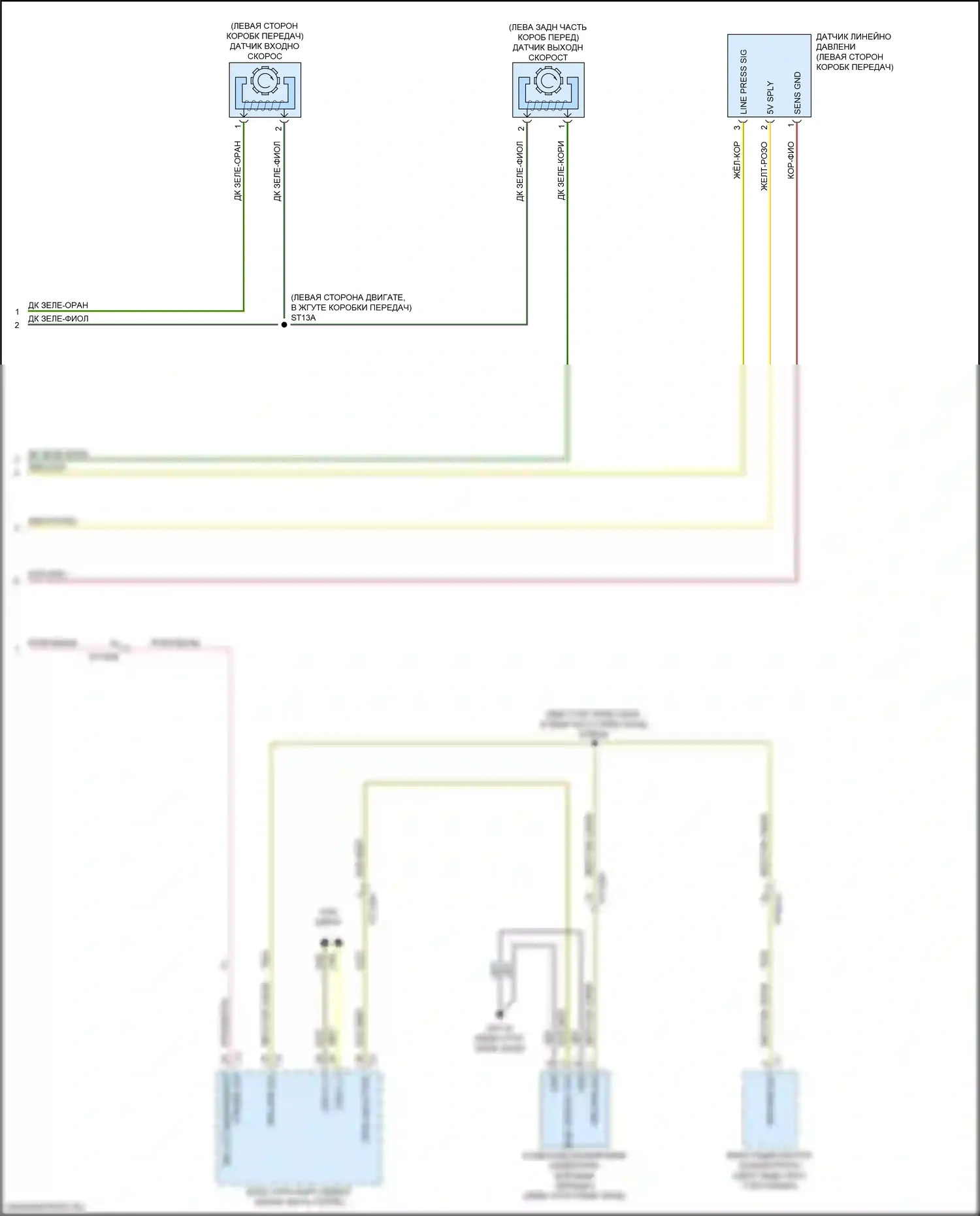 2500 RAM I рестайлинг (2019-2024): 6,7л турбодизеля, электросхема автоматической коробки передач (2 из 2) 