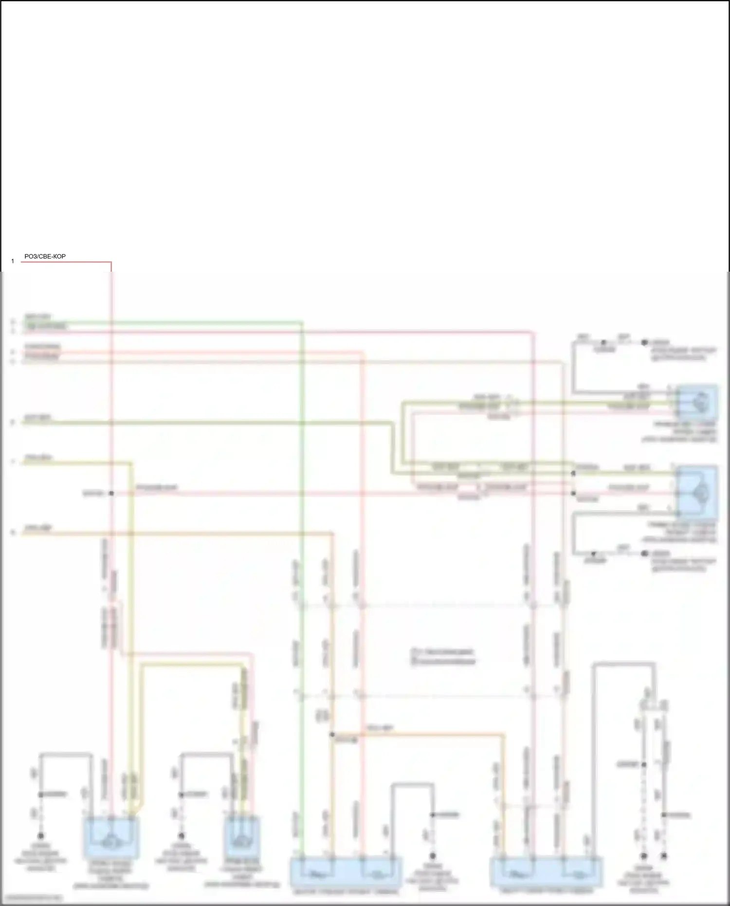 2500 RAM I рестайлинг (2019-2024): Электросхема передних обогреваемых сидений (2 из 2) 