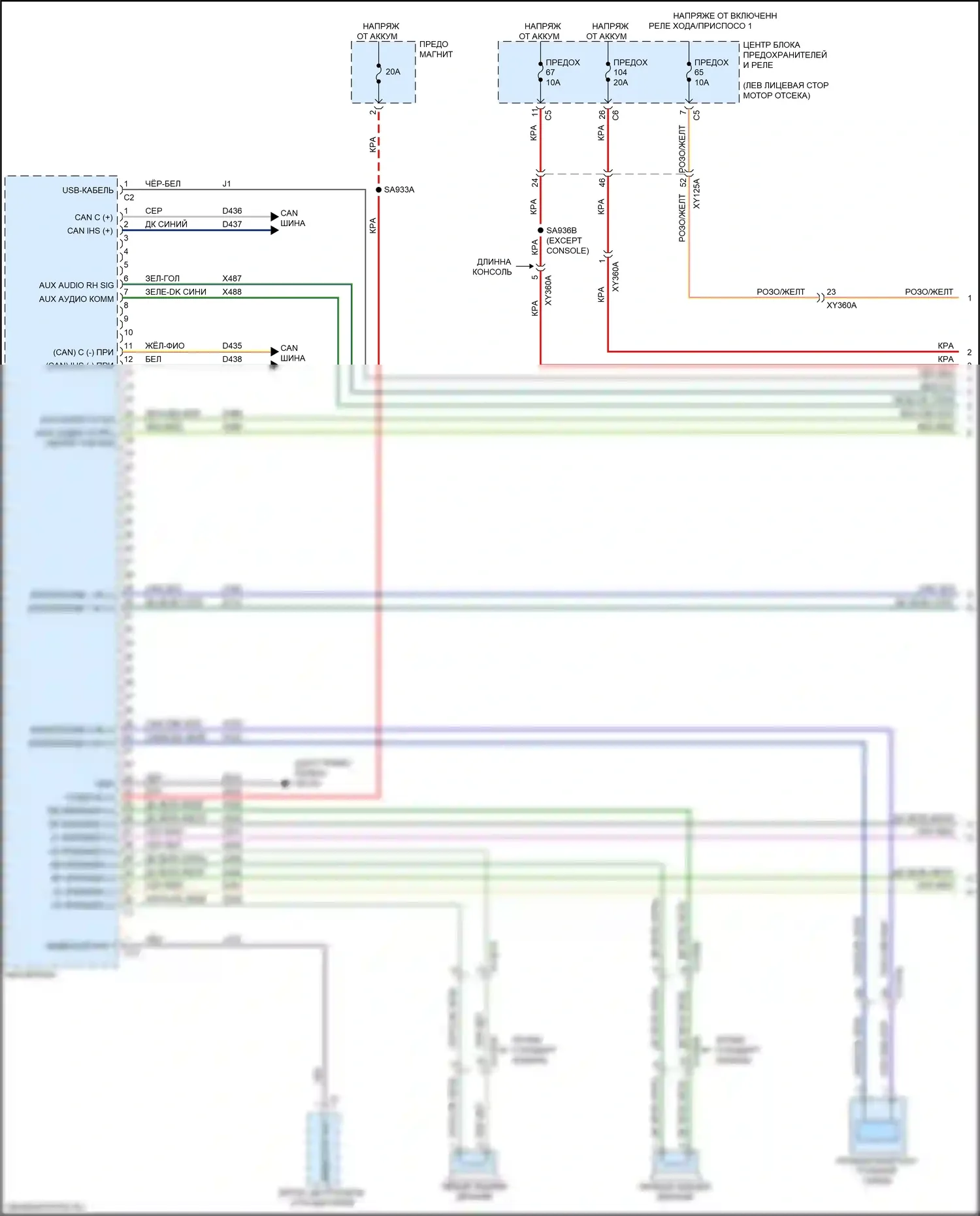 2500 RAM I рестайлинг (2019-2024): Электросхема навигации, база (1 из 3) 