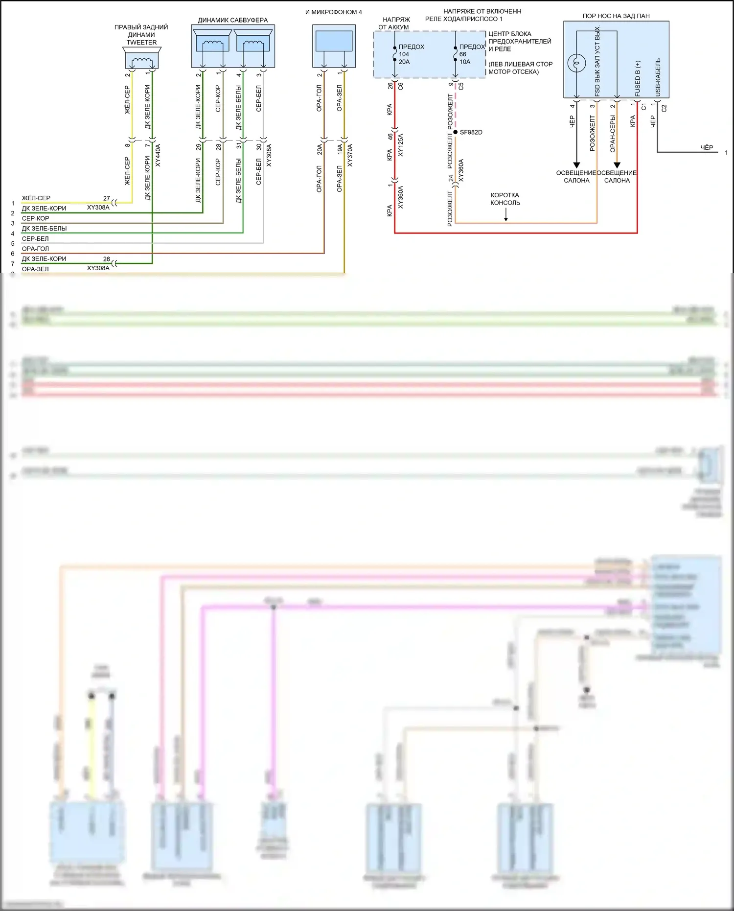 2500 RAM I рестайлинг (2019-2024): Электросхема навигации, премиум (3 из 4) 