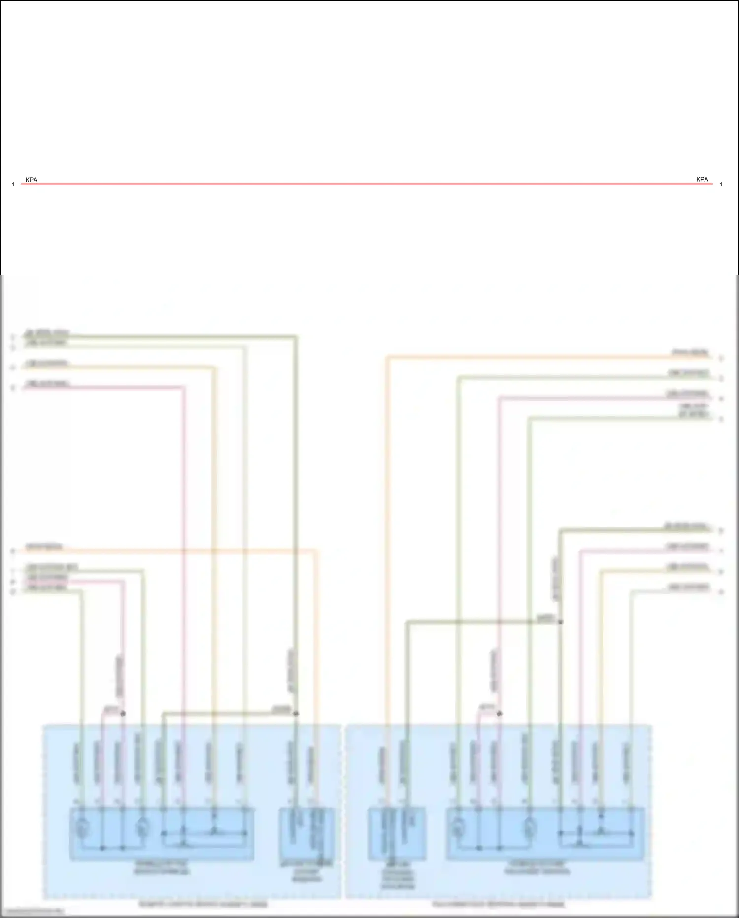 2500 RAM I рестайлинг (2019-2024): Управление зеркалами заднего вида электросхема с силовым фальцем и буксировкой прицепа (2 из 3) 