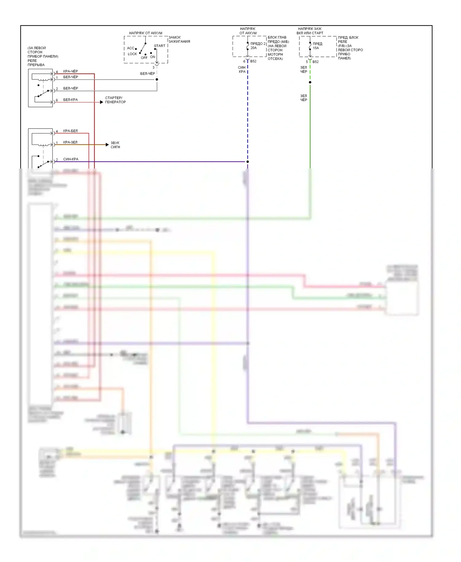9-2X Saab I (2004-2006): Сигнализации электросхема 