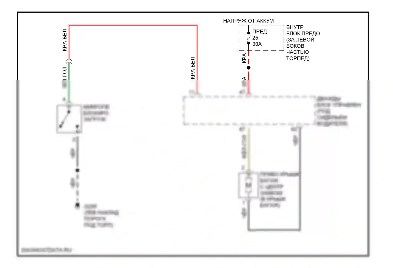 9-3 Saab I (1998-2003): Багажник, дверь багажника, электросхемы люков топливных баков, кабриолет 