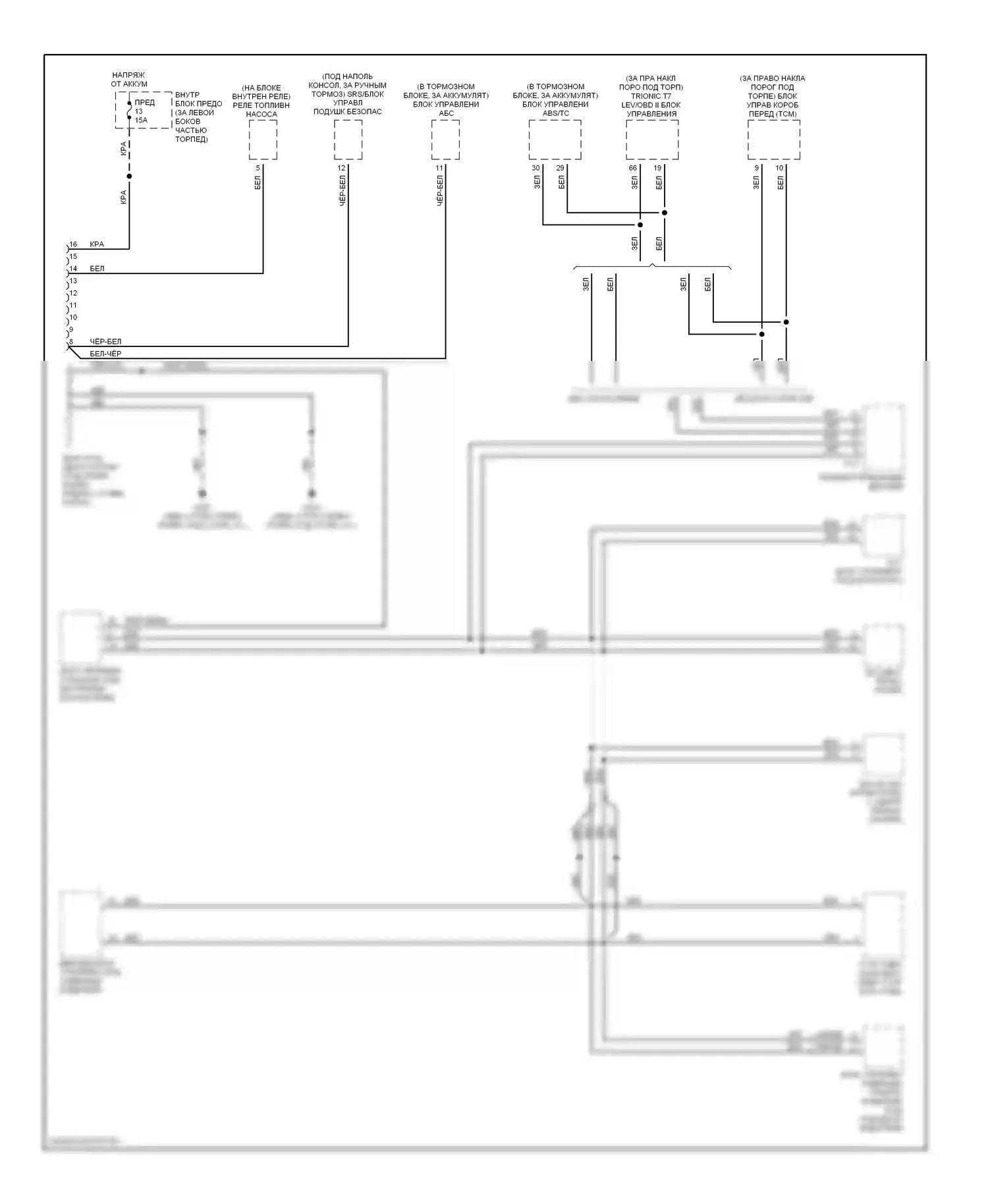 9-3 Saab I (1998-2003): Can шина, кроме кабриолета 