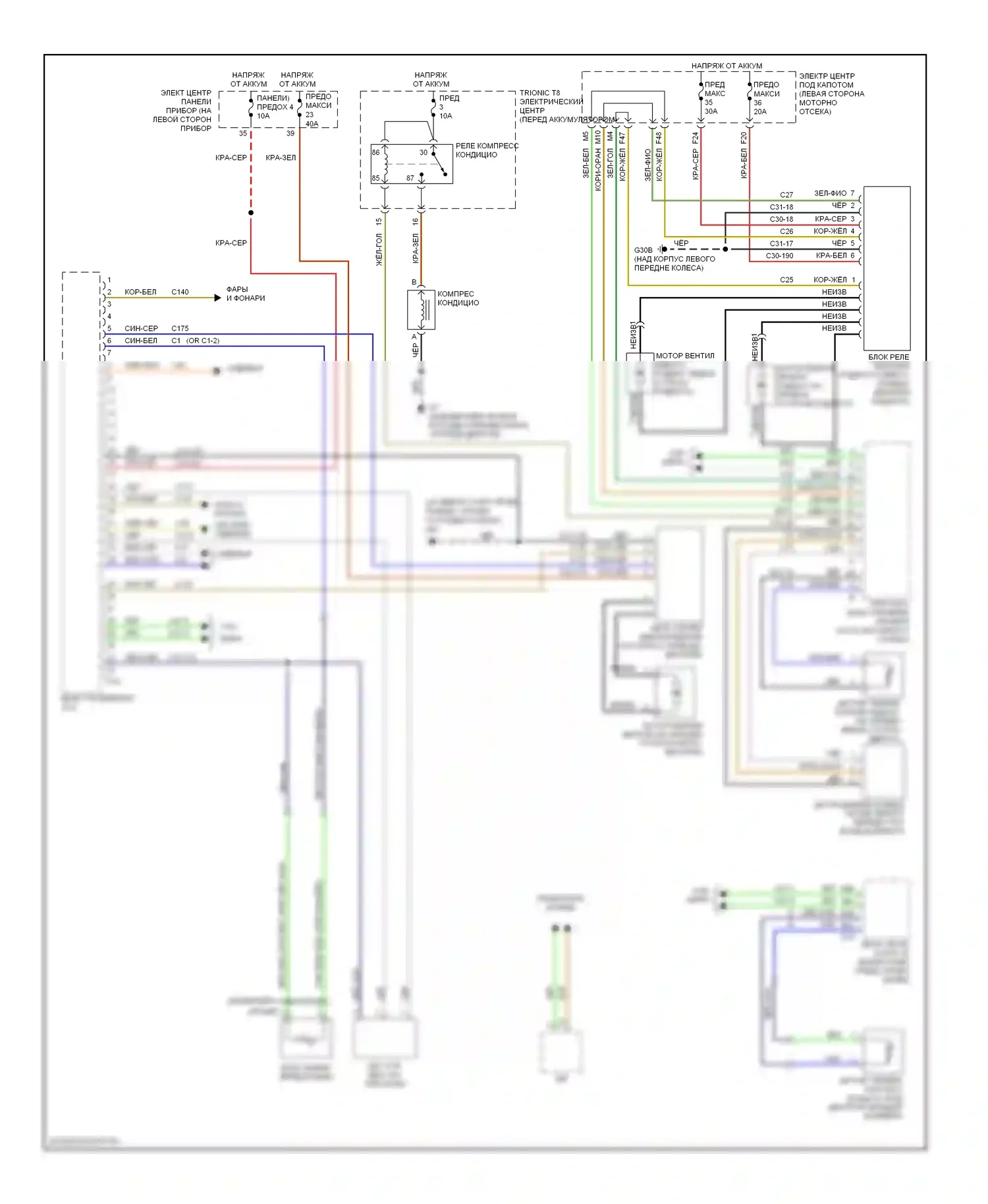9-3 Saab II (2002-2008): 2,0л турбо, автоматическая электросхема кондиционера, сдвоенные вентиляторы (1 из 2) 