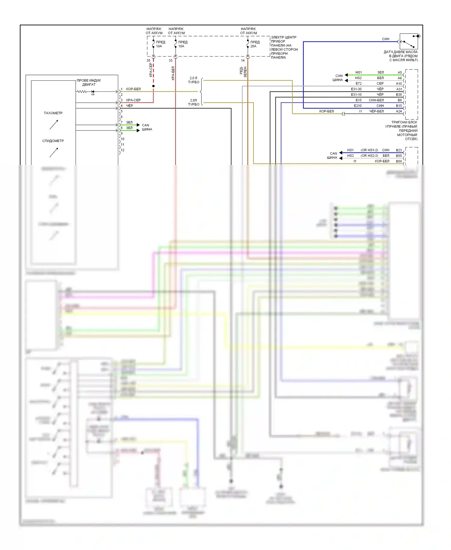 9-3 Saab II (2002-2008): Электросхема навигации 
