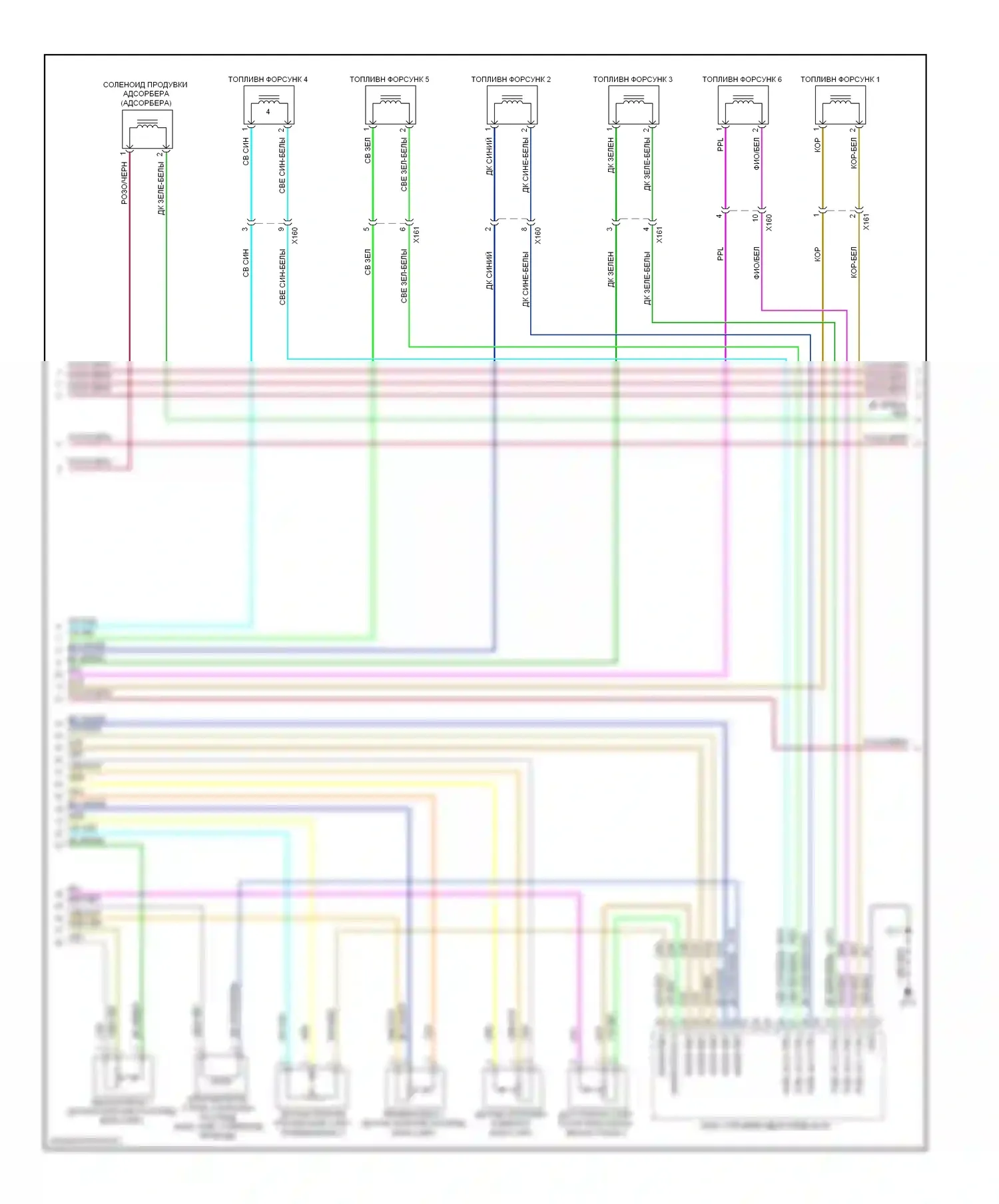 9-4X Saab I (2011-2011): Электросхема двигателя 3.0l (4 из 5) 
