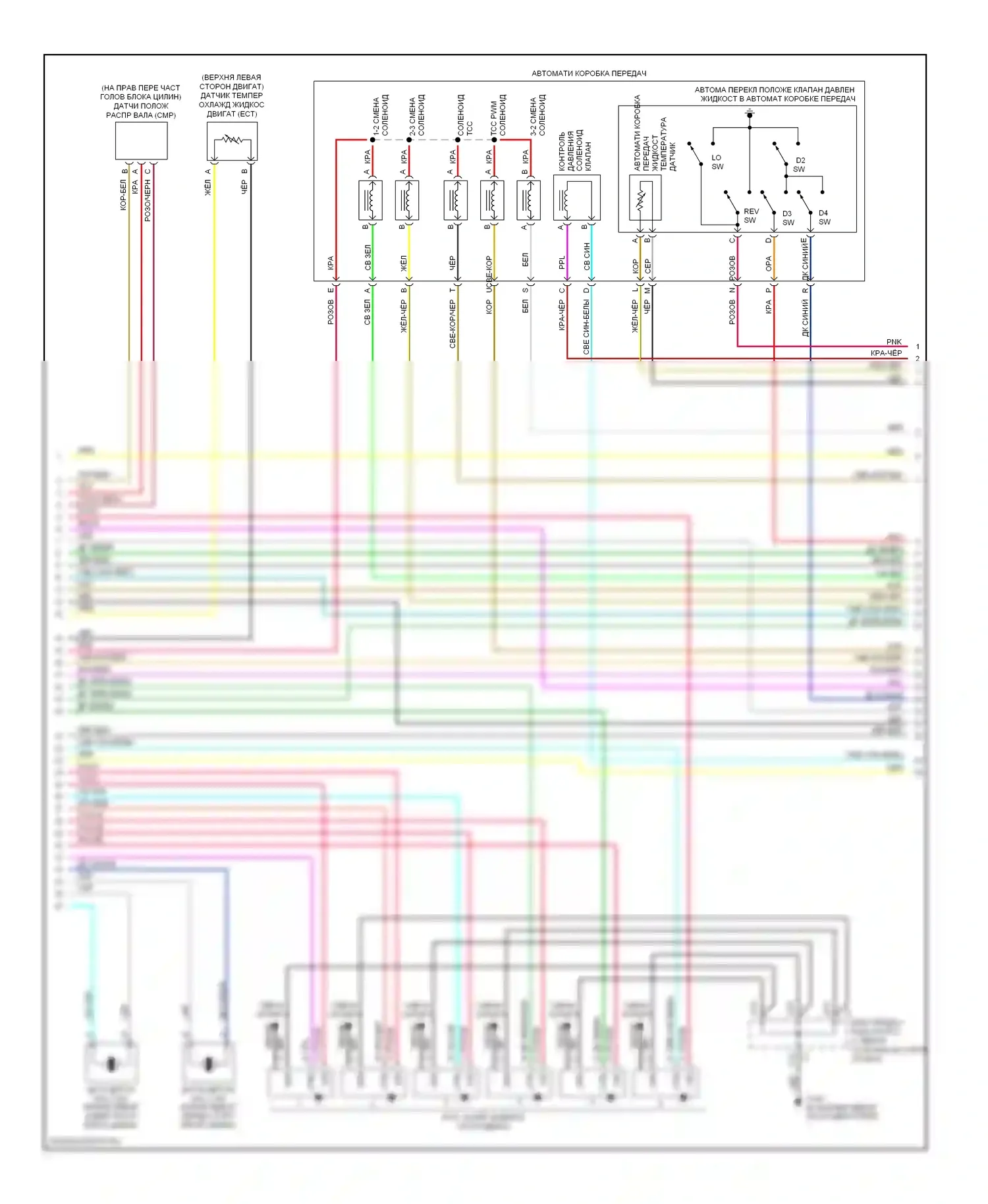 9-7X Saab I (2005-2009): Электросхема двигателя 4.2l (4 из 5) 