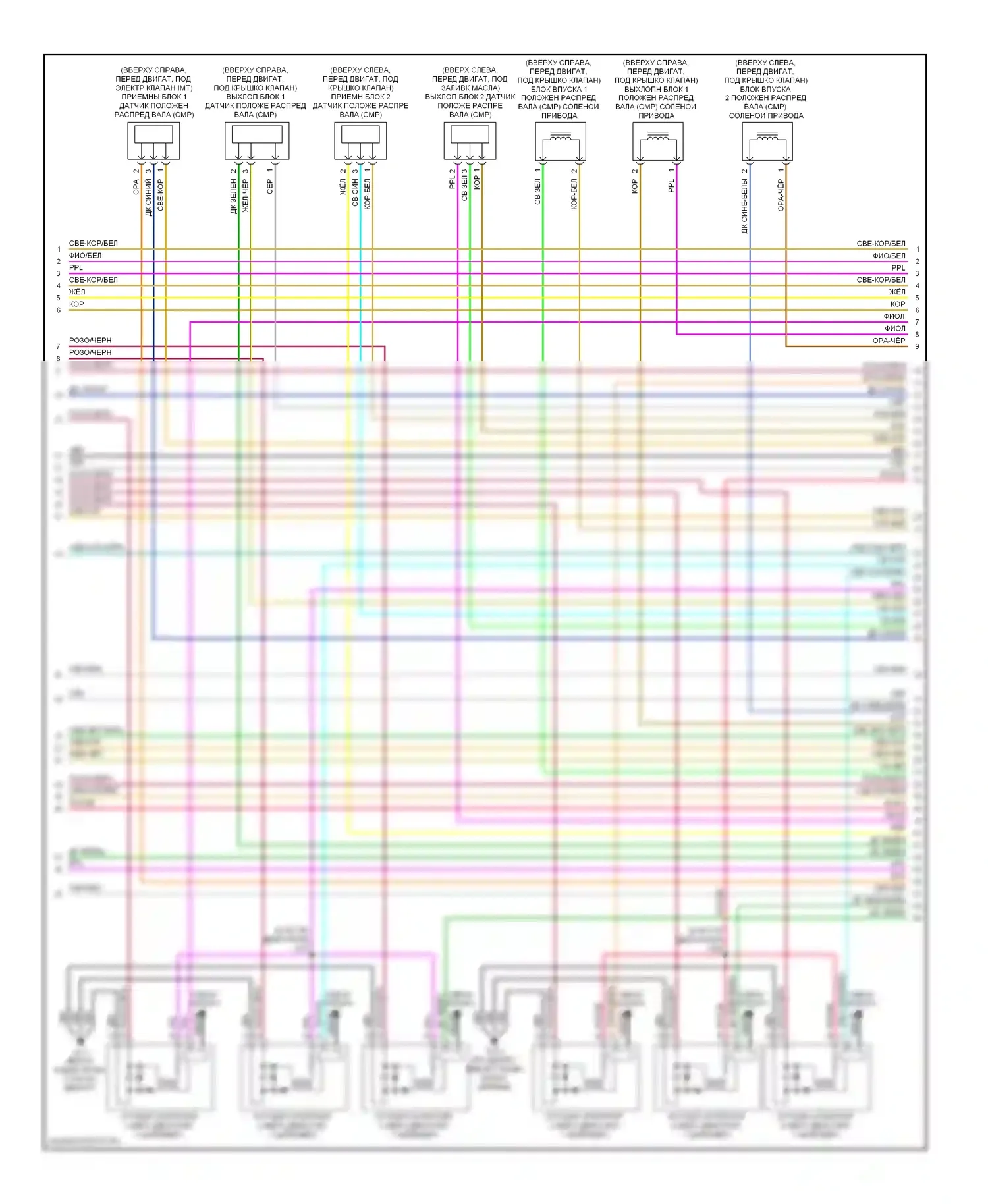 Aura Saturn I (2006-2010): Электросхема двигателя 3.6l vin 7 (5 из 6) 