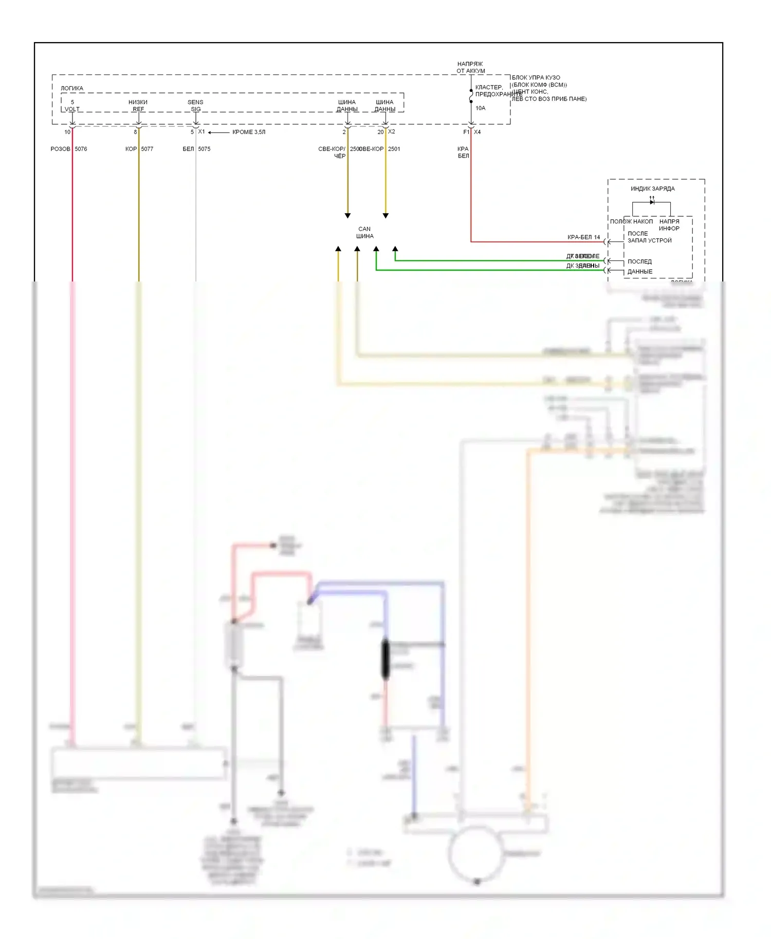 Aura Saturn I (2006-2010): Электросхема генератора 