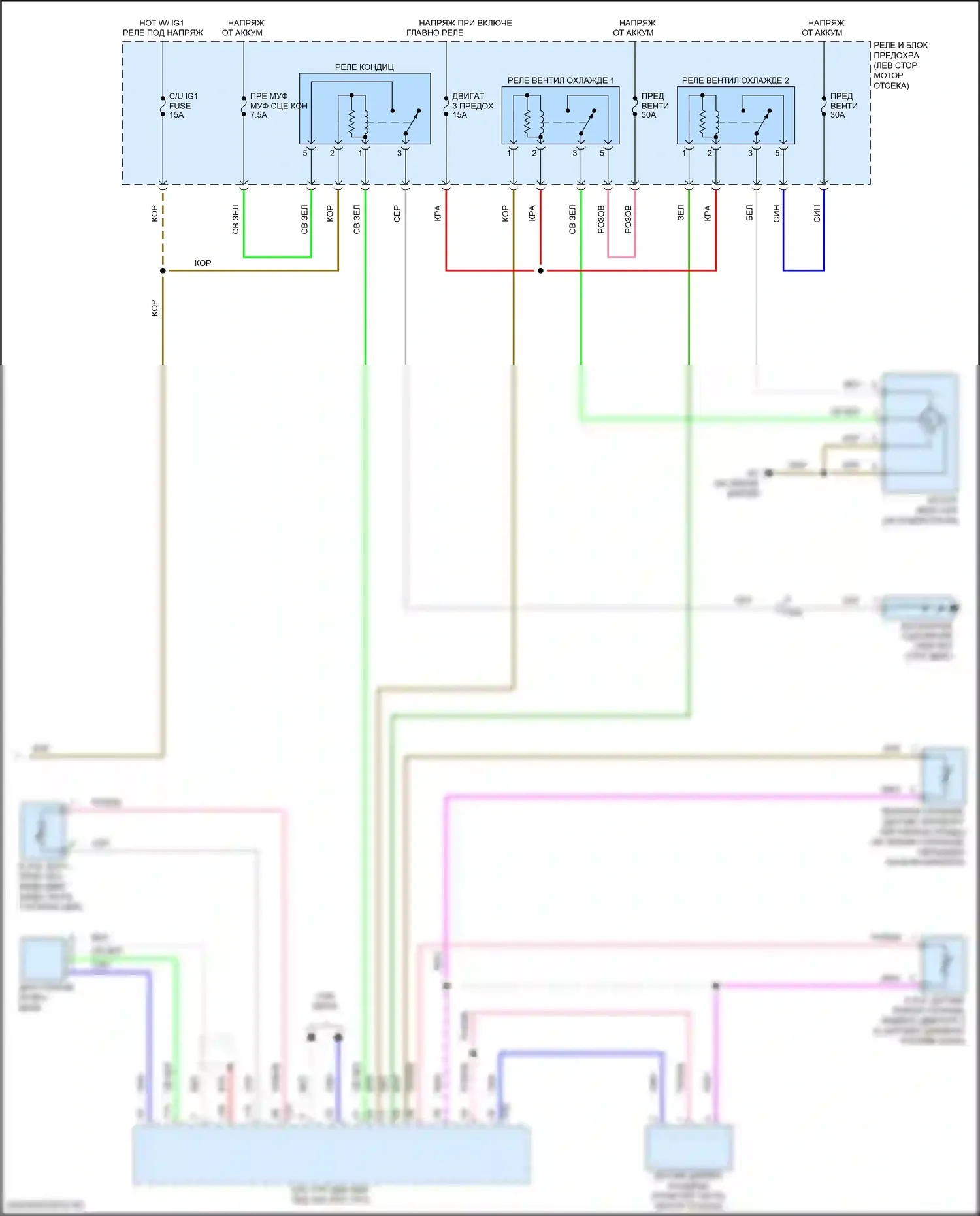 iA Scion I (2015-2016): Электросхема климат контроля (2 из 2) 