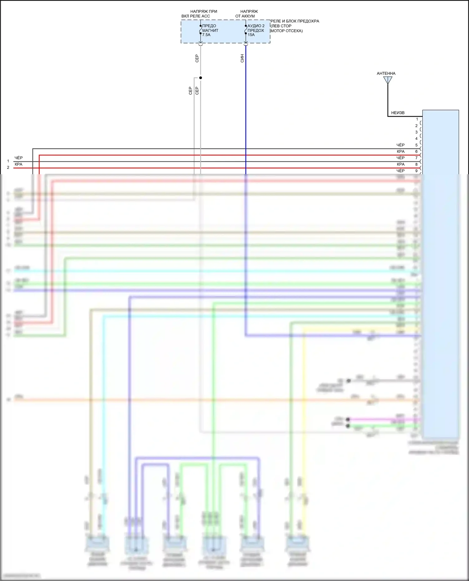 iA Scion I (2015-2016): Электросхема навигации (4 из 4) 