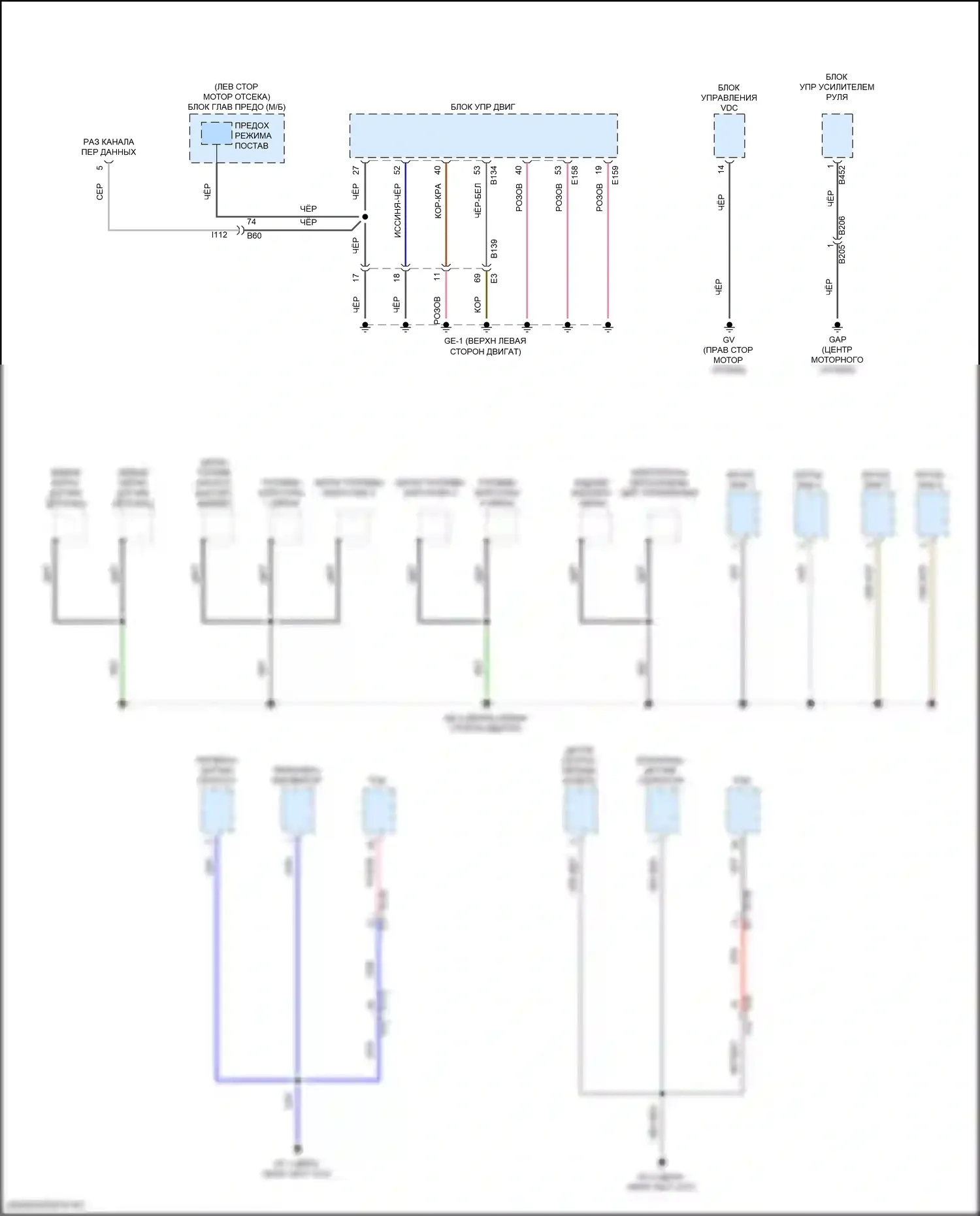 Ascent Subaru I (2017-2022): Электросхема точек подключения масс (5 из 5) 