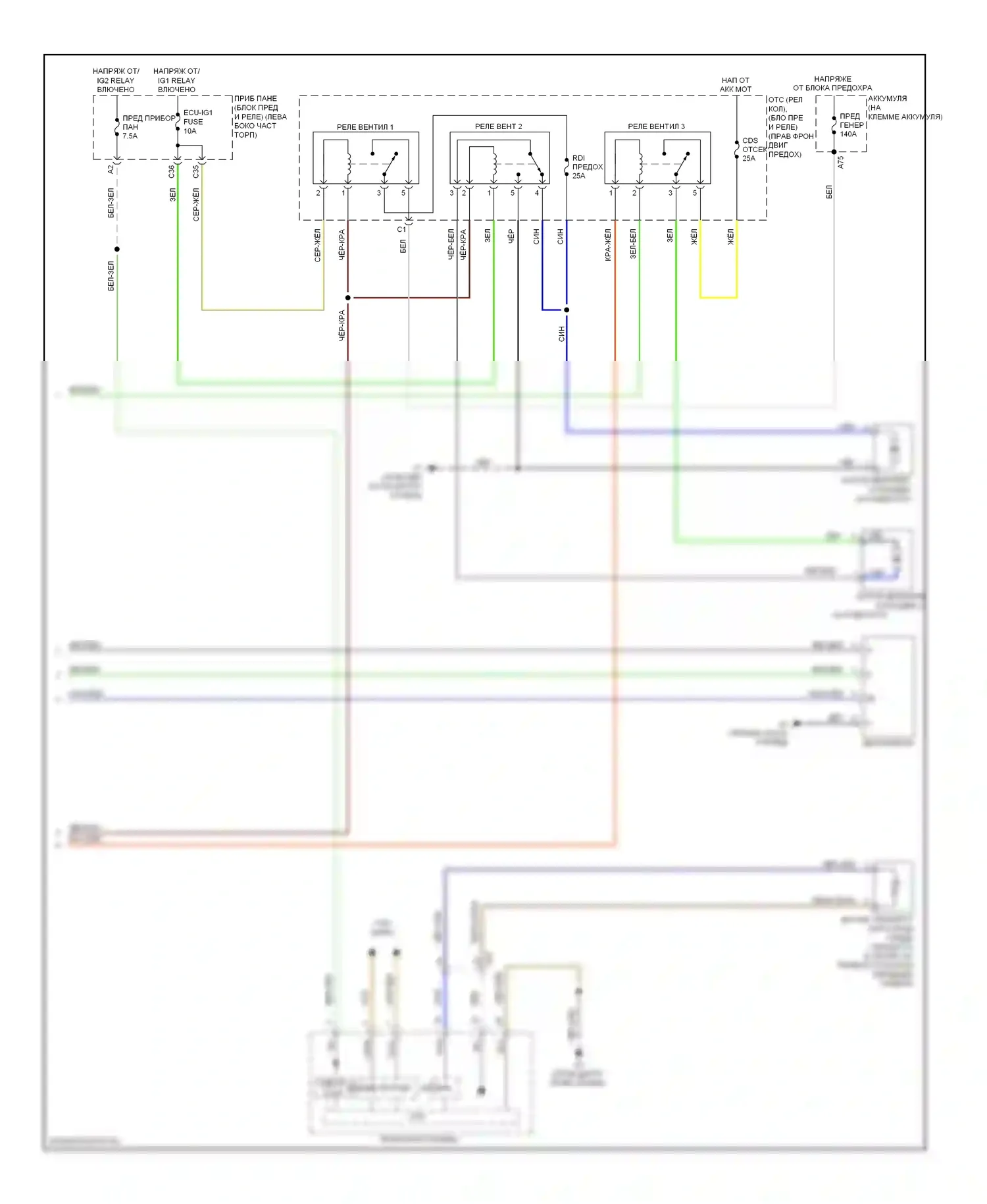 BRZ Subaru ZC (2012-2016): Электросхема климат контроля (3 из 3) 