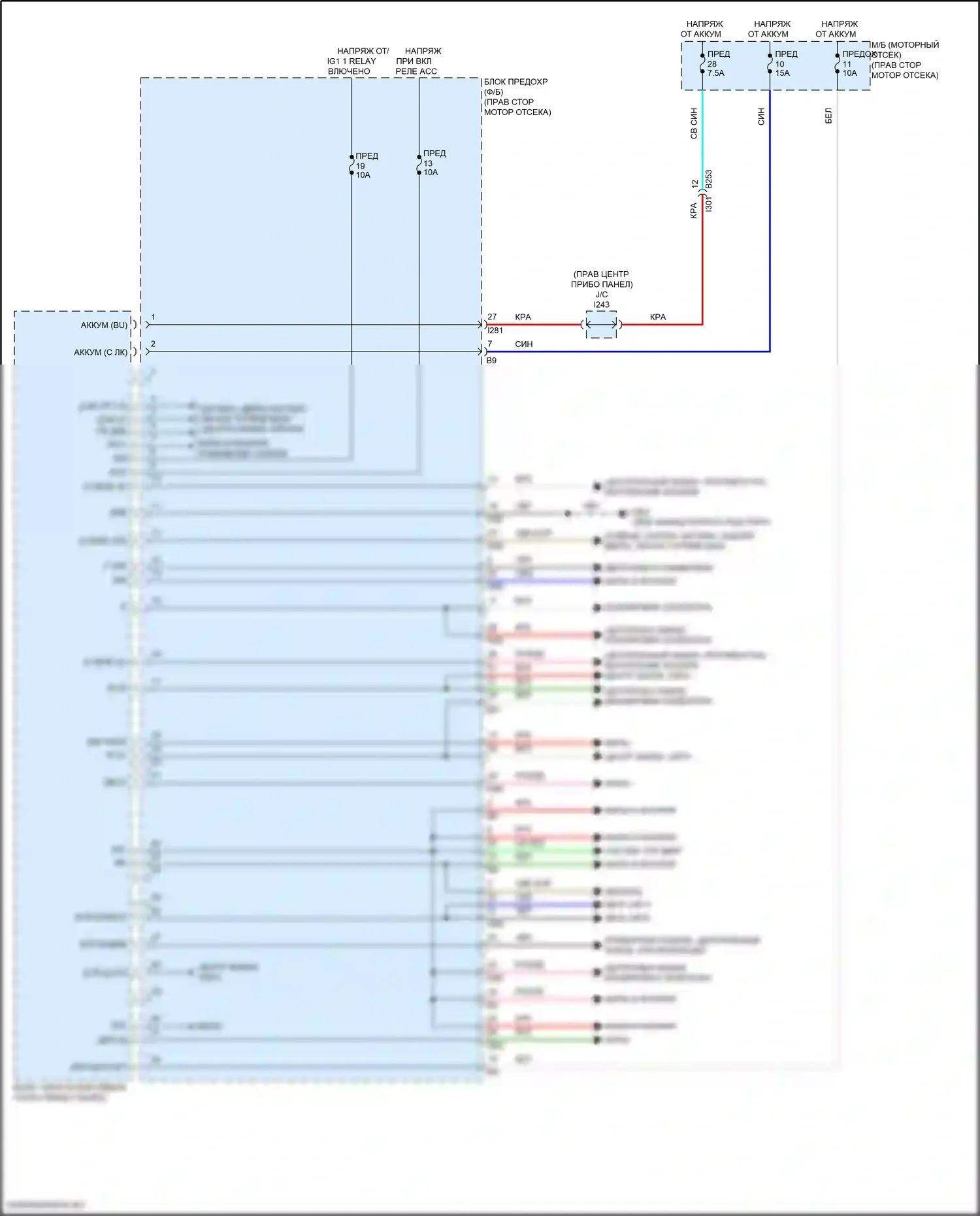 BRZ Subaru ZD8 (2020-2024): Электросхема блоков управления кузовом (2 из 2) 