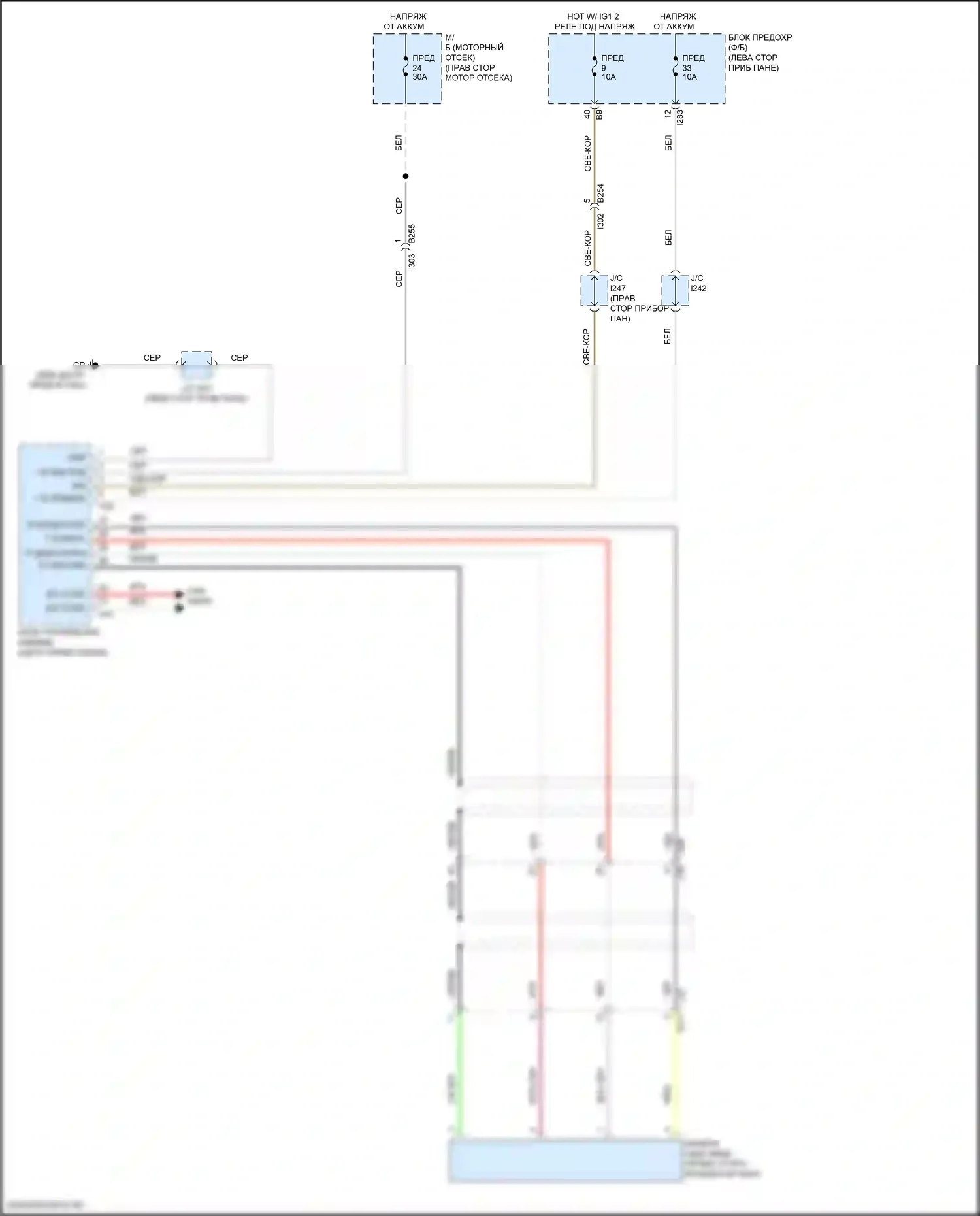 BRZ Subaru ZD8 (2020-2024): Электросхема камеры заднего вида 