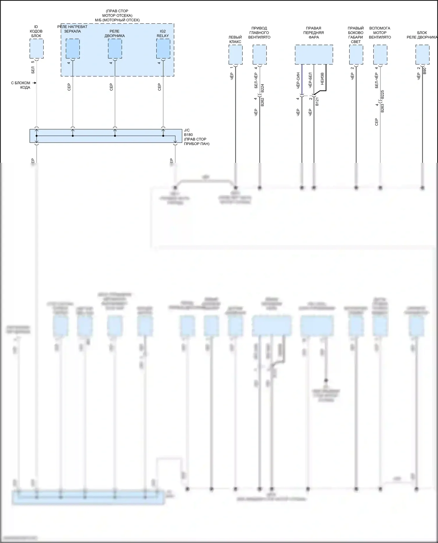 BRZ Subaru ZD8 (2020-2024): Электросхема точек подключения масс (4 из 4) 
