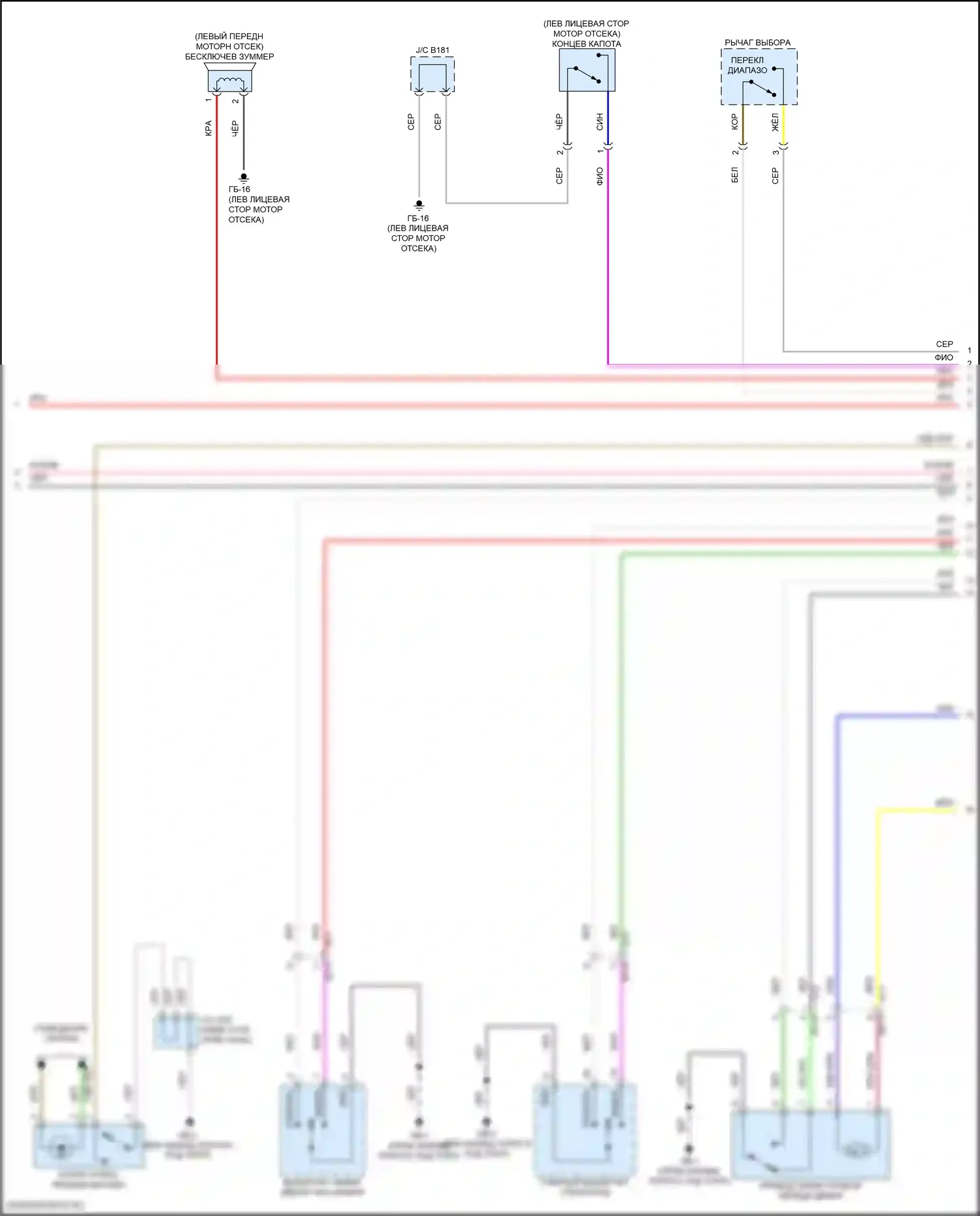 BRZ Subaru ZD8 (2020-2024): Электросхема центрального замка (4 из 6) 