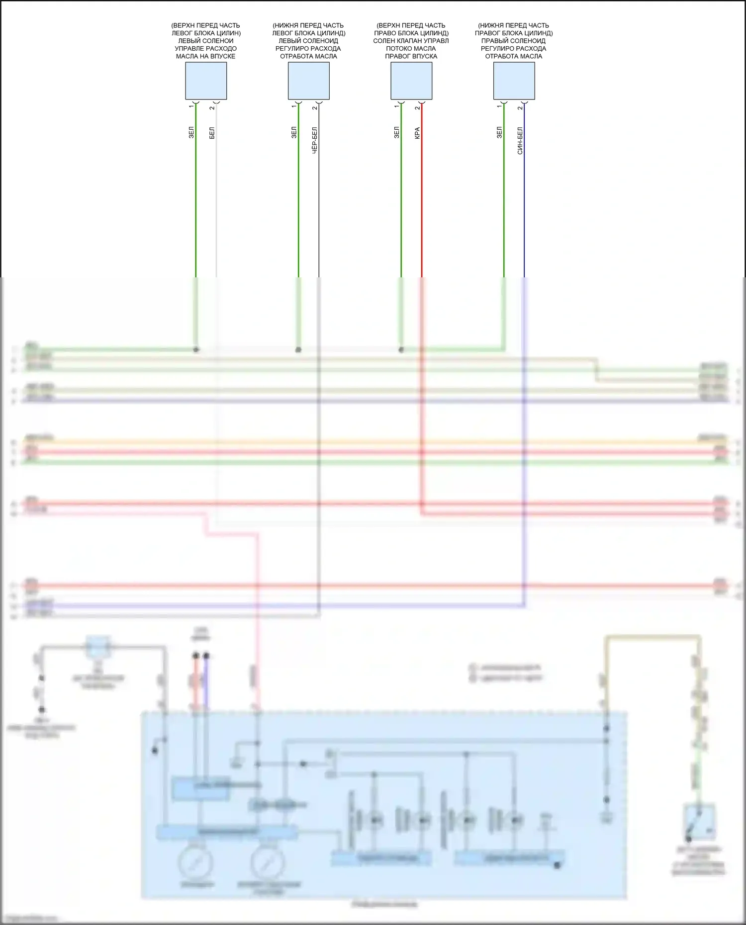 Crosstrek Subaru GT рестайлинг (2020-2022): Электросхема двигателя 2.0l (4 из 7) 