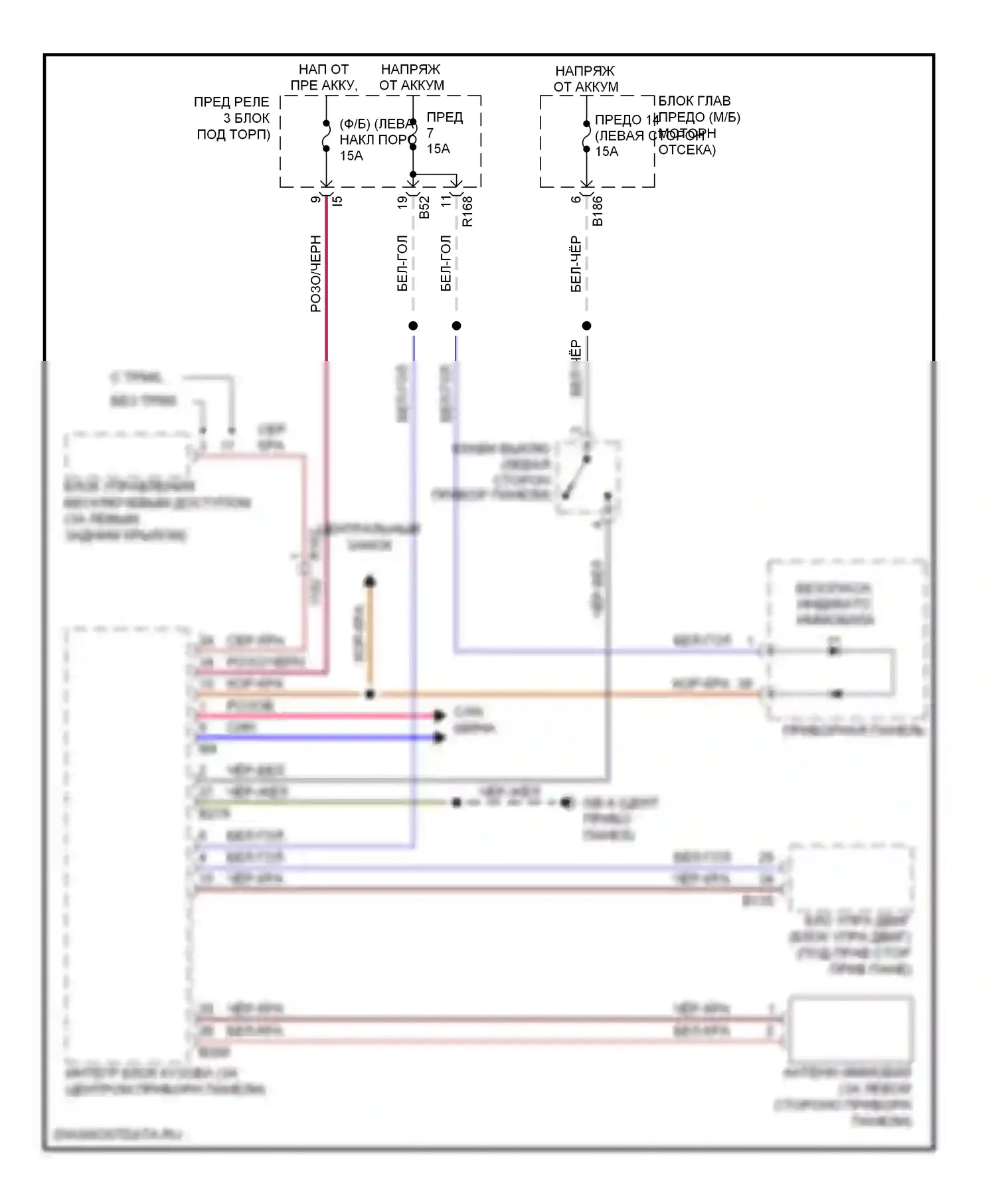 Forester Subaru SH рестайлинг (2010-2013): Электросхема иммобилайзера 