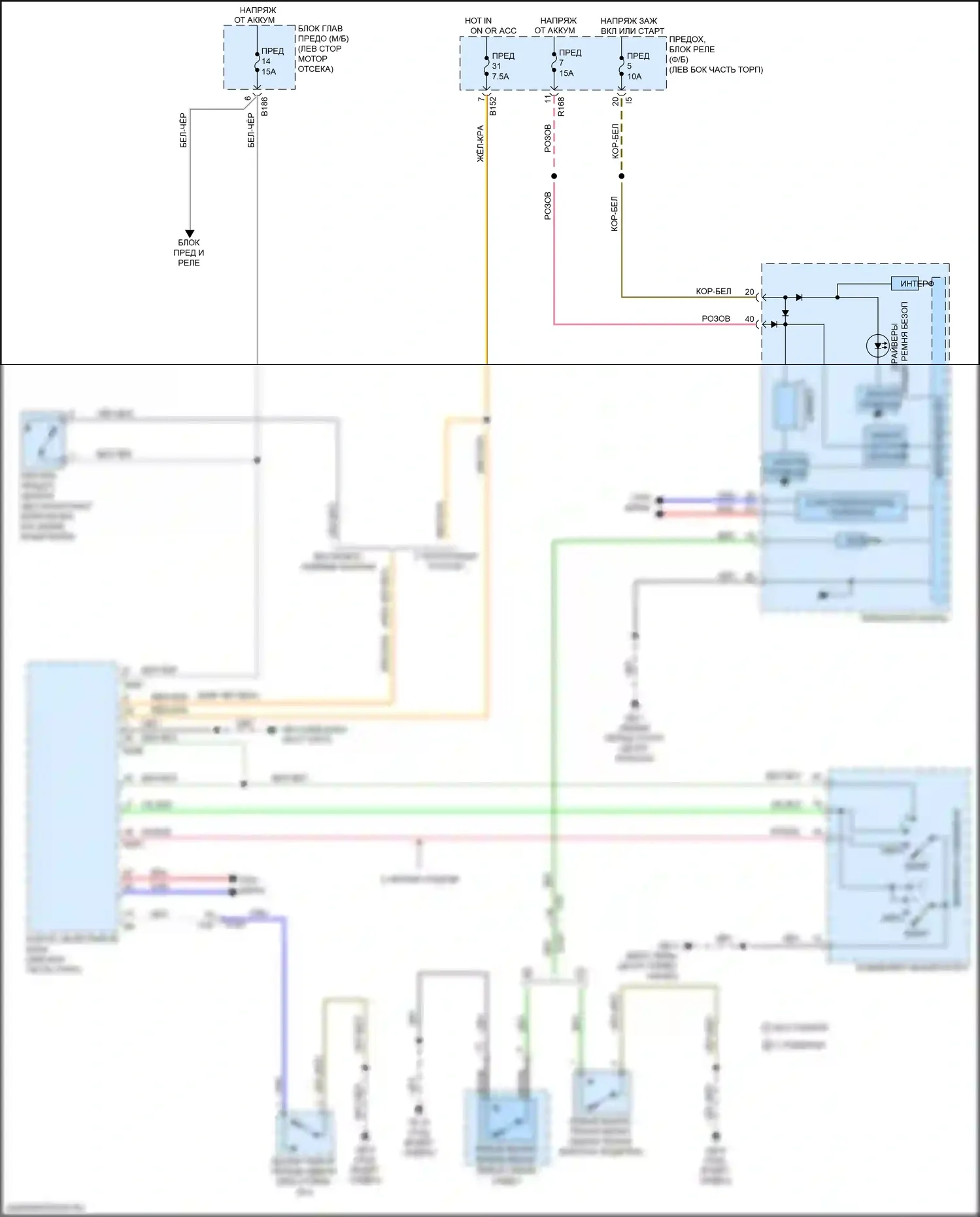 Forester Subaru SJ рестайлинг 2 (2016-2018): Электросхема утора 