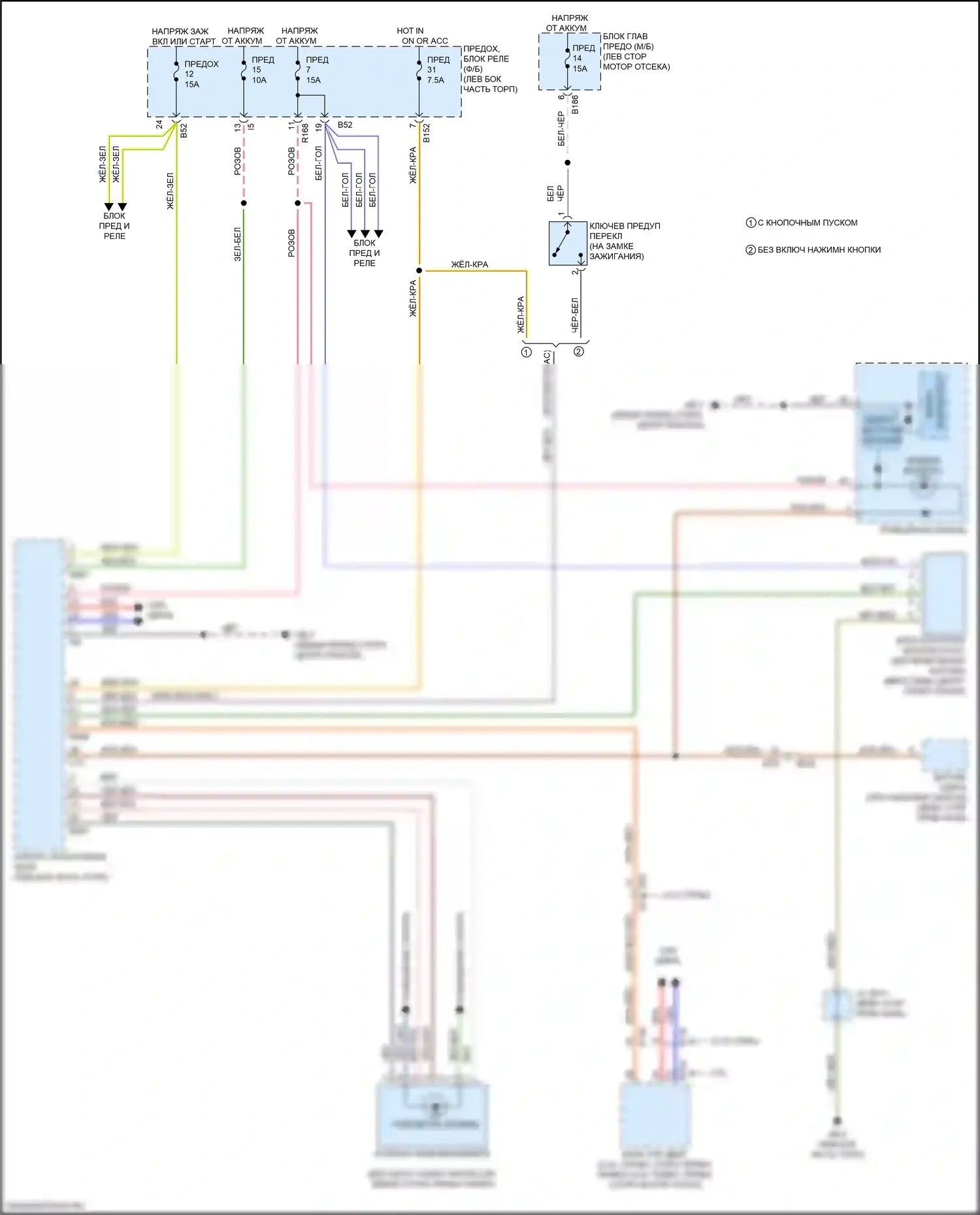 Forester Subaru SJ рестайлинг 2 (2016-2018): Электросхема иммобилайзера 