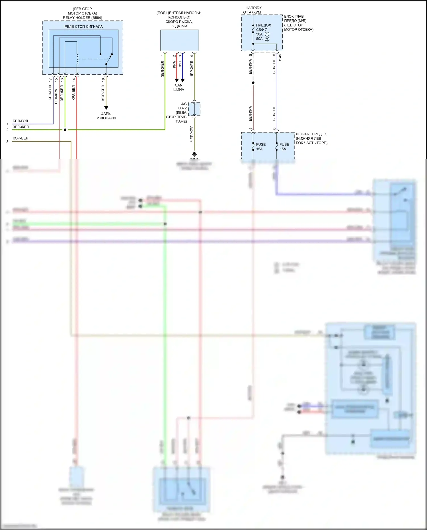 Forester Subaru SJ рестайлинг 2 (2016-2018): Электросхема зрения (3 из 3) 