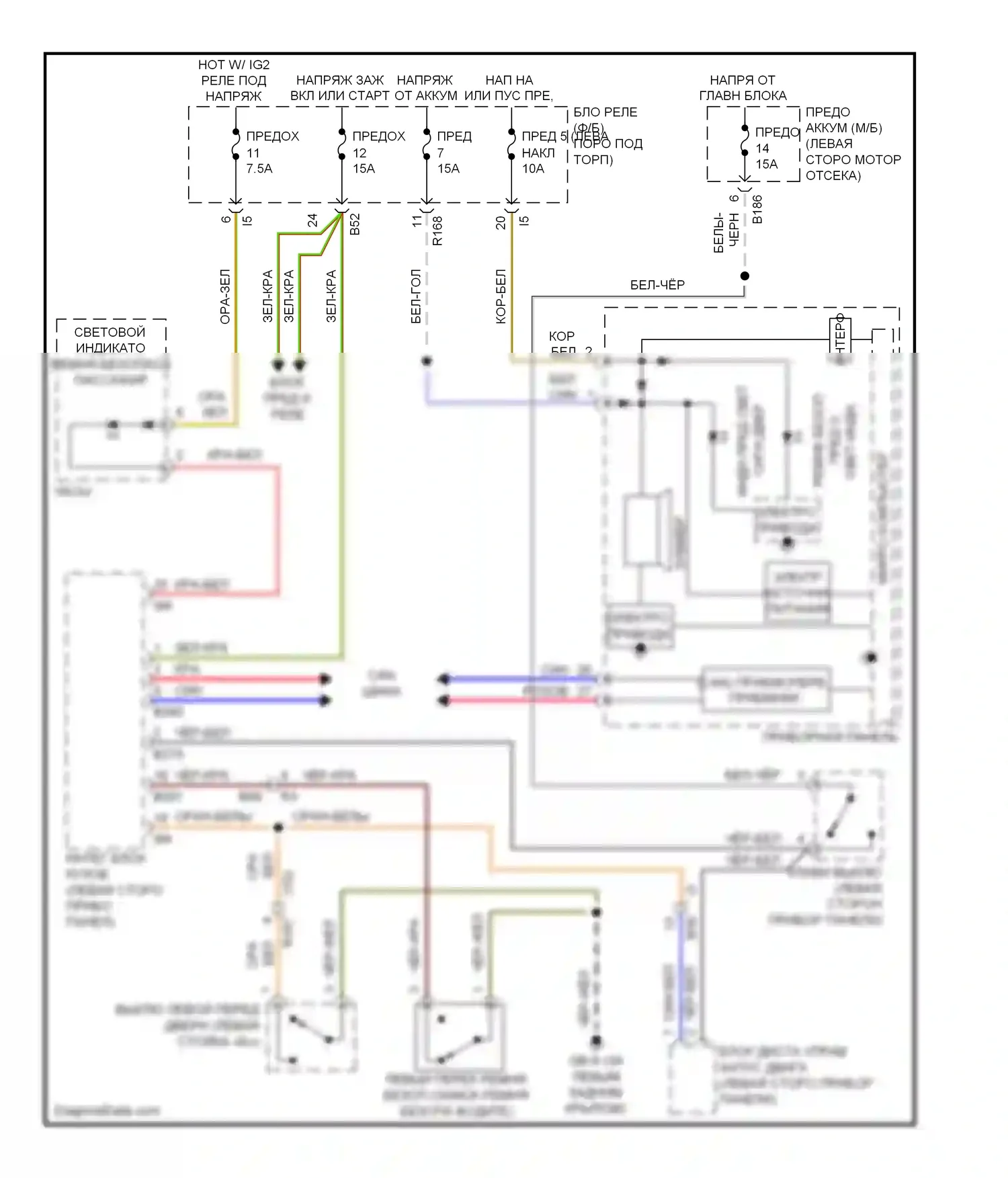 Forester Subaru SJ (2012-2015): Электросхема утора 