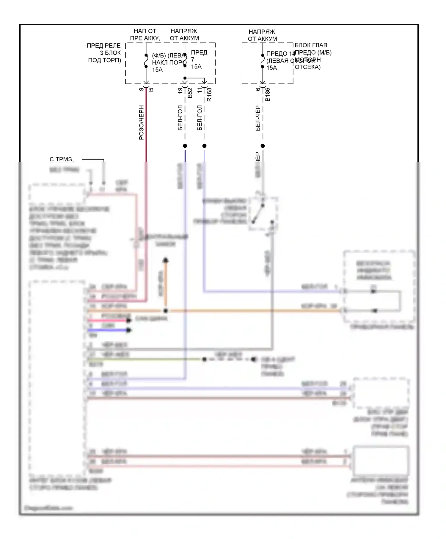 Forester Subaru SJ (2012-2015): Электросхема иммобилайзера 