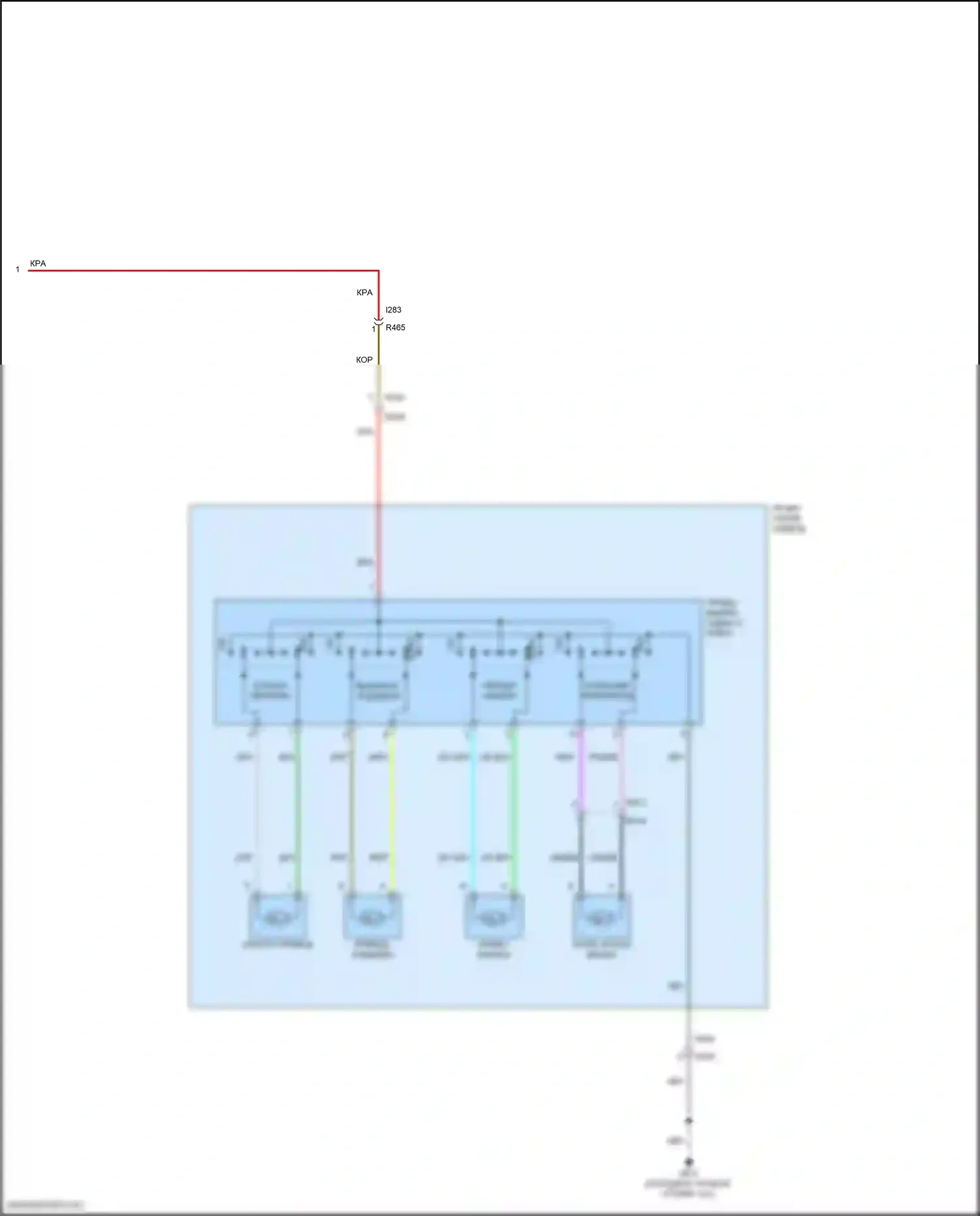 Forester Subaru SK рестайлинг (2021-2024): Электросхема силового сиденья (2 из 2) 