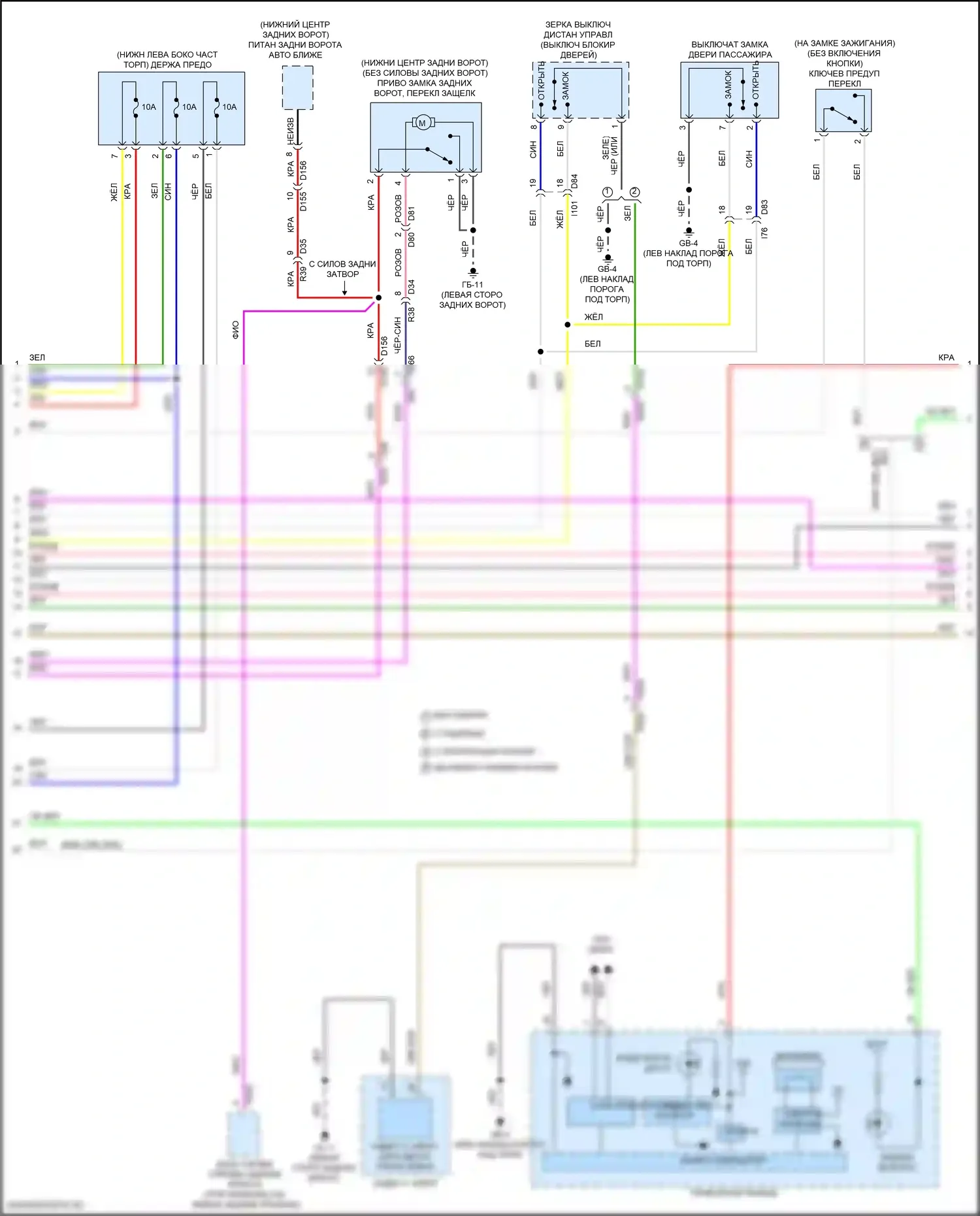 Forester Subaru SK рестайлинг (2021-2024): Электросхема защиты от взлома, с системой бесключевого доступа (4 из 5) 